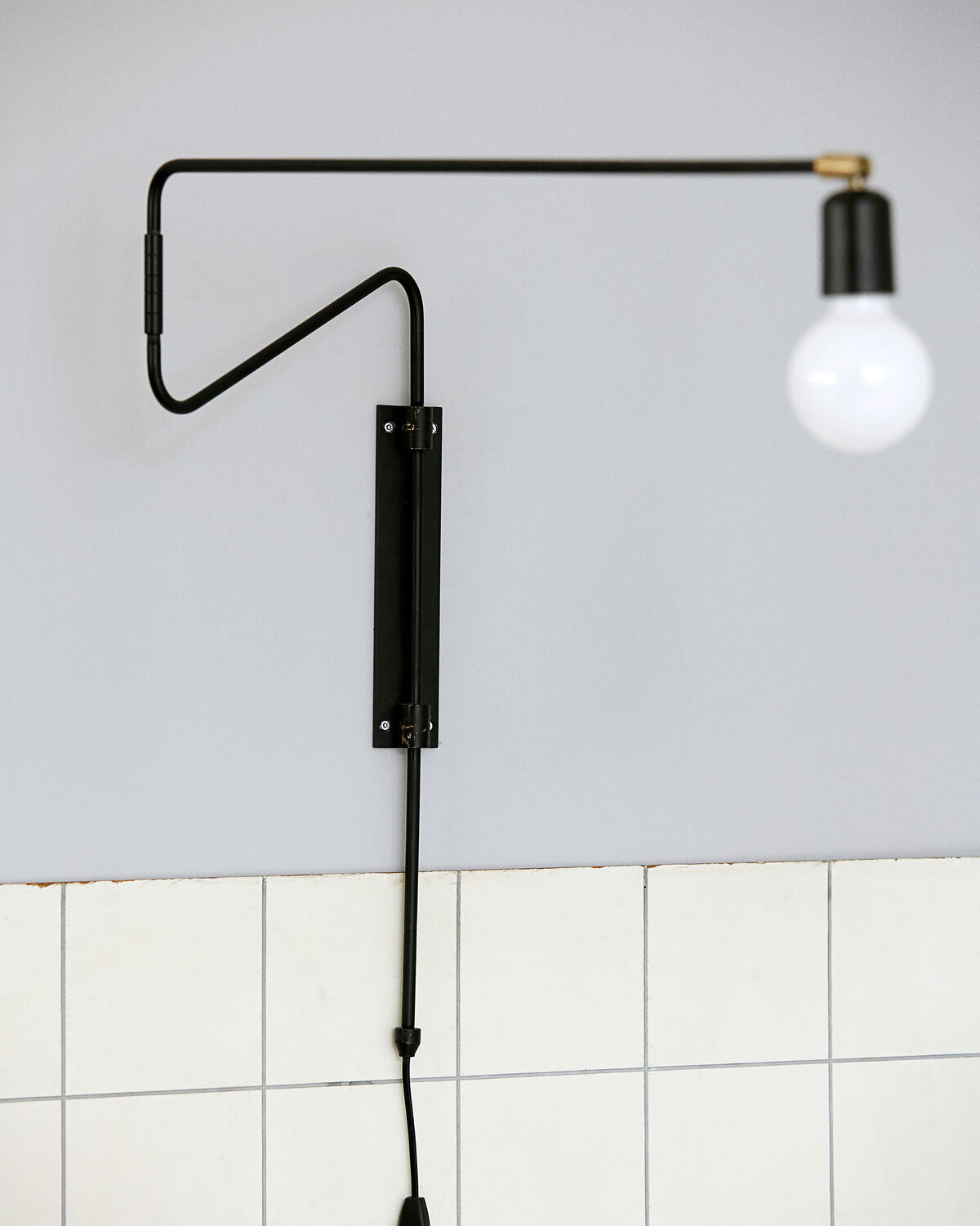 2x HDSwing Wandleuchte Schwarz