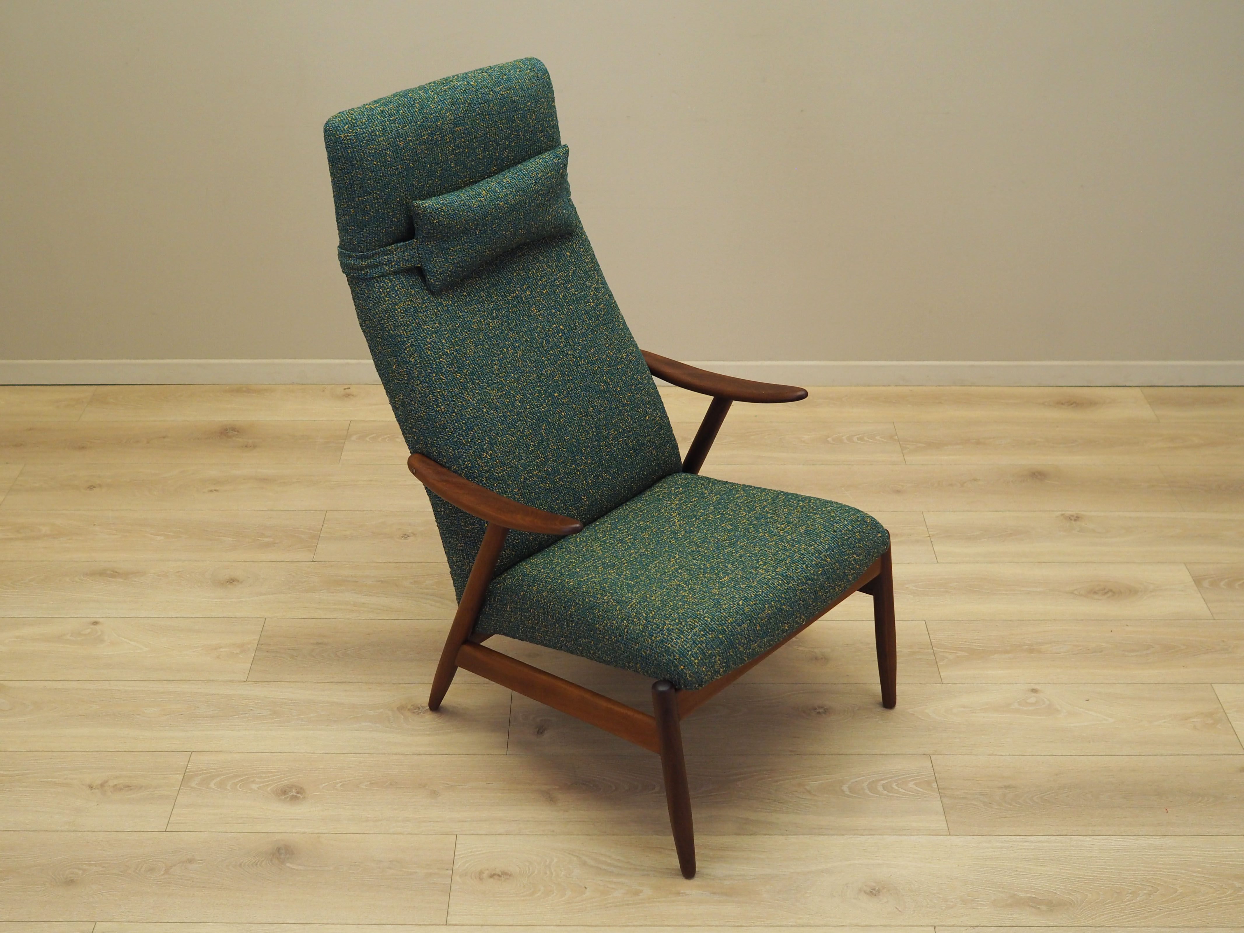 Sessel mit Armlehnen Grün 1970er Jahre