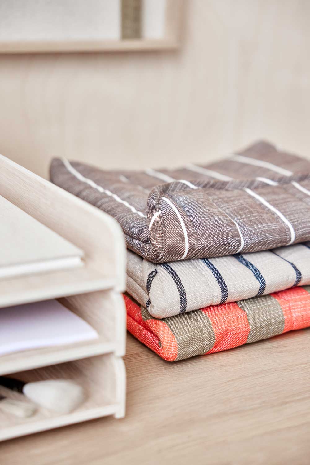 Futo Laptophülle Bio-Baumwolle Braun