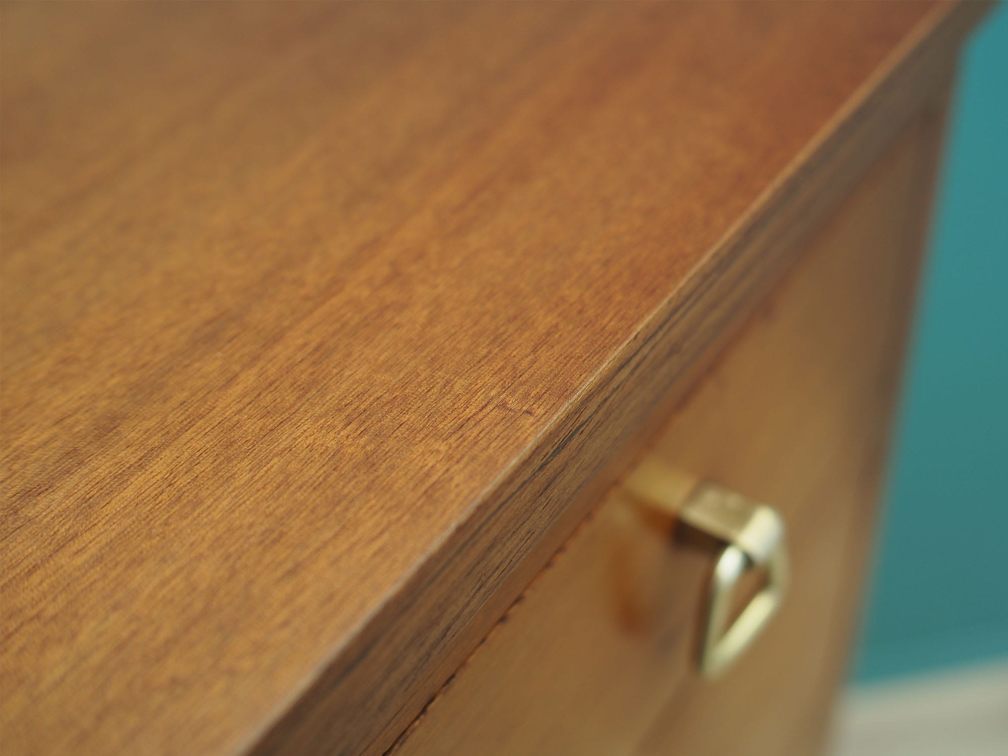 Vintage chest of drawers Mahogany Brown 1970s