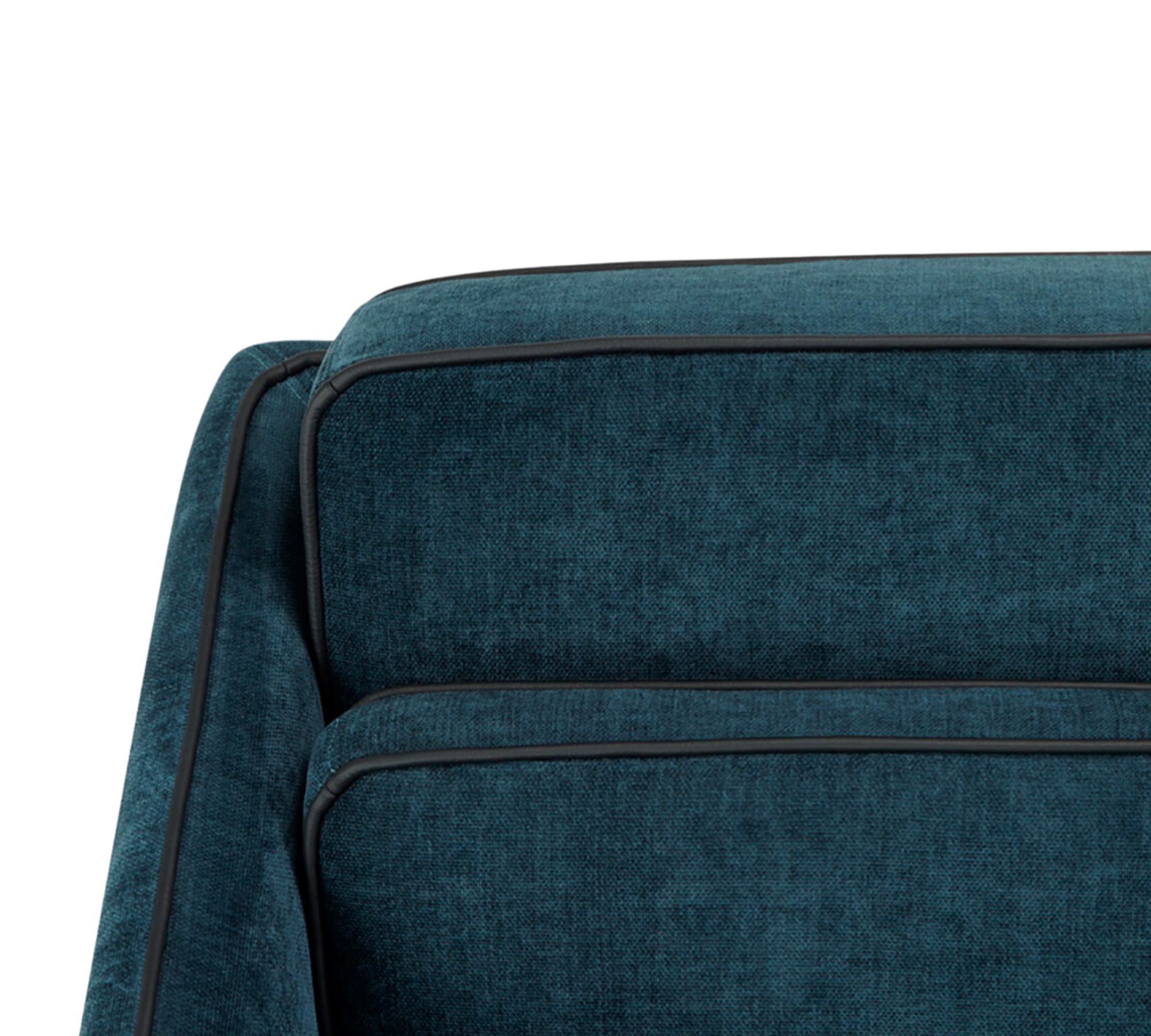 Bungalow Schlafsofa 3-Sitzer Baumwolle Blau