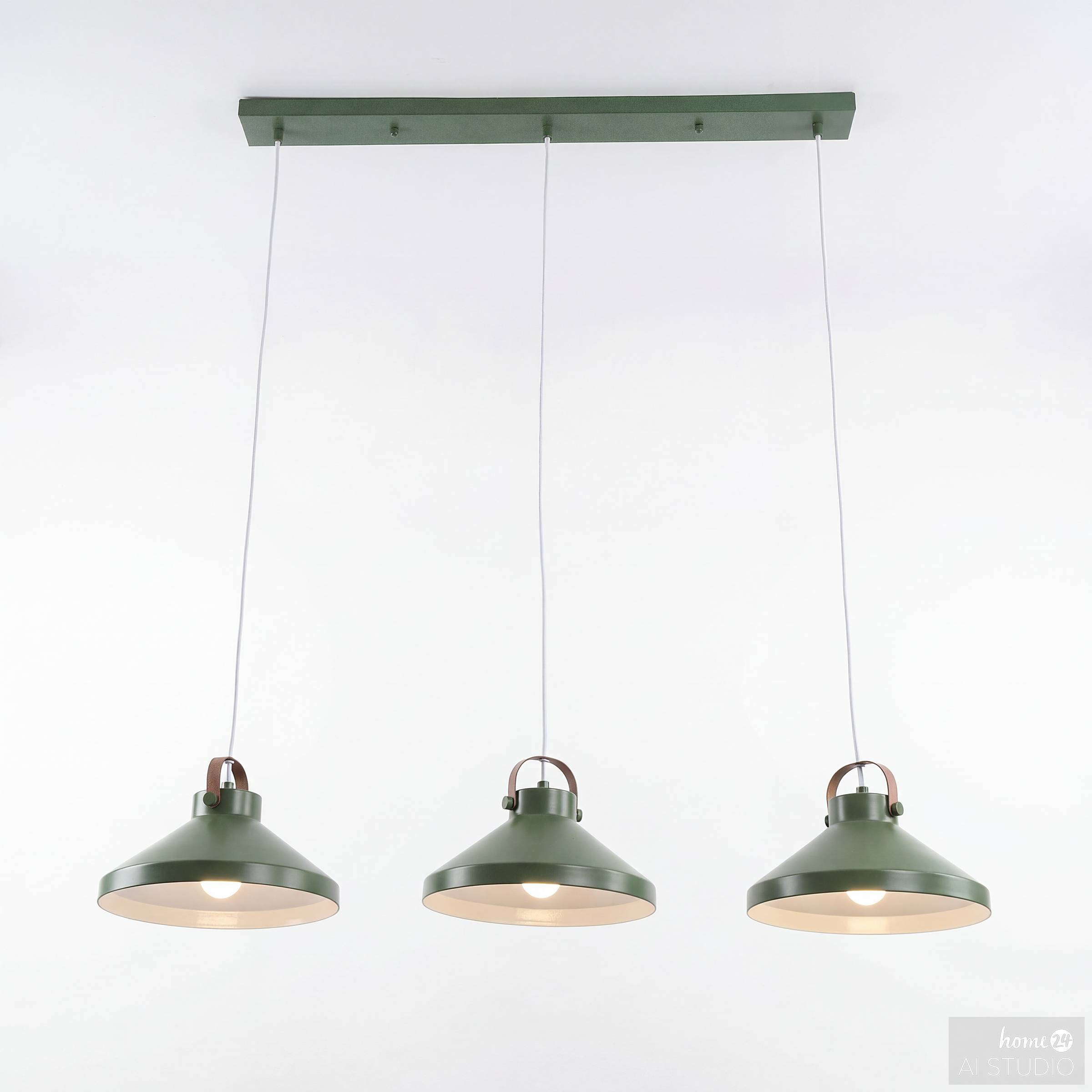 3-Light Ivero Pendant Lamp Iron