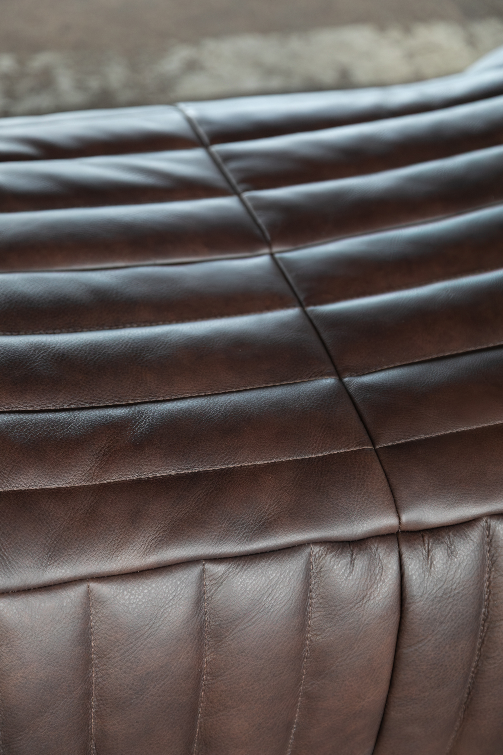 Togo Armchair Smooth Leather Folk Brown