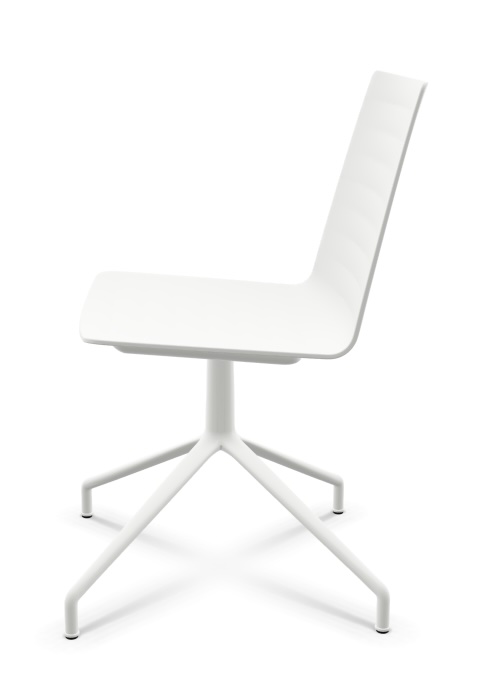 Flex SI1639 Bürostuhl Drehstuhl Aluminium Weiß