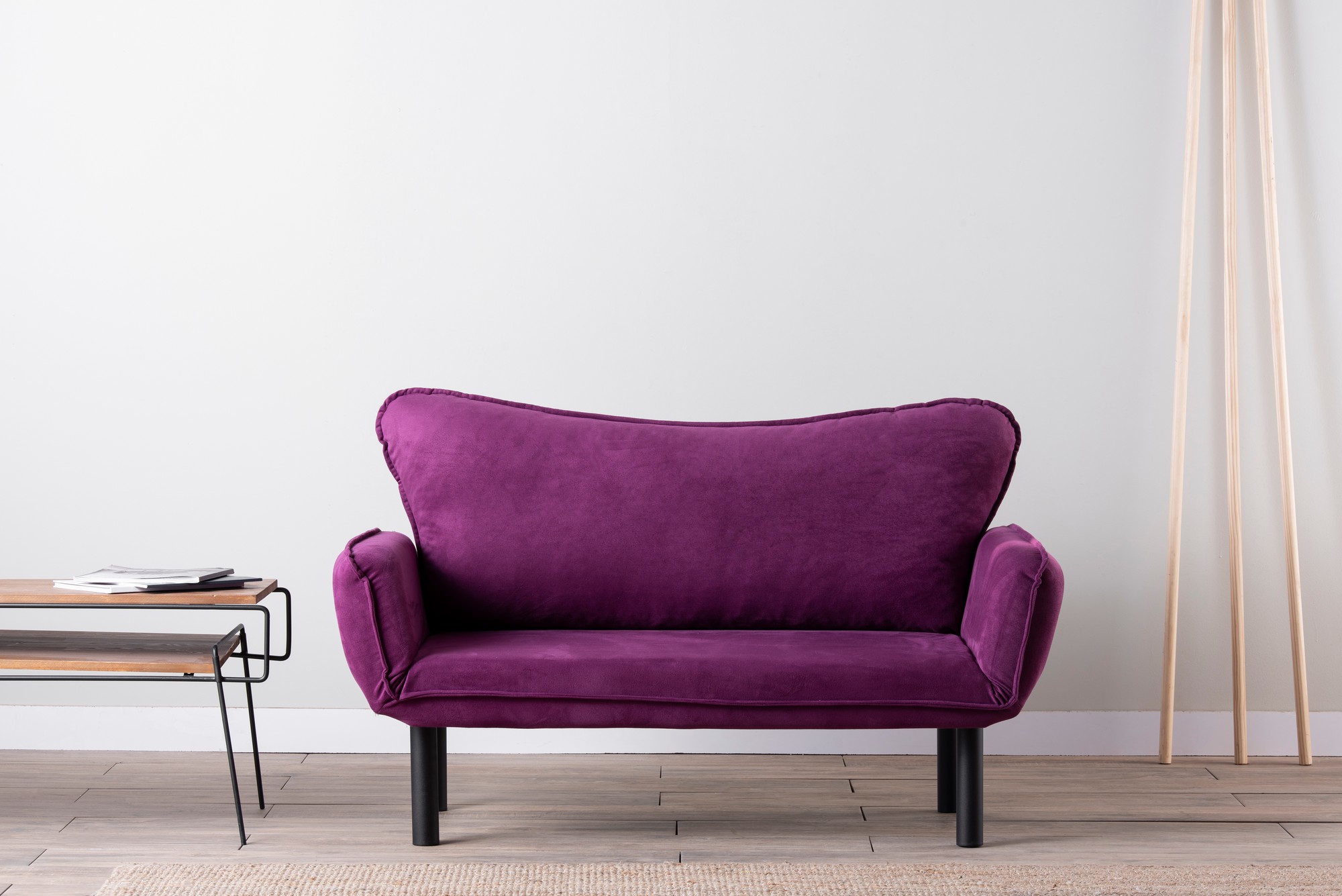 Chatto Schlafsofa 2-Sitzer Violett