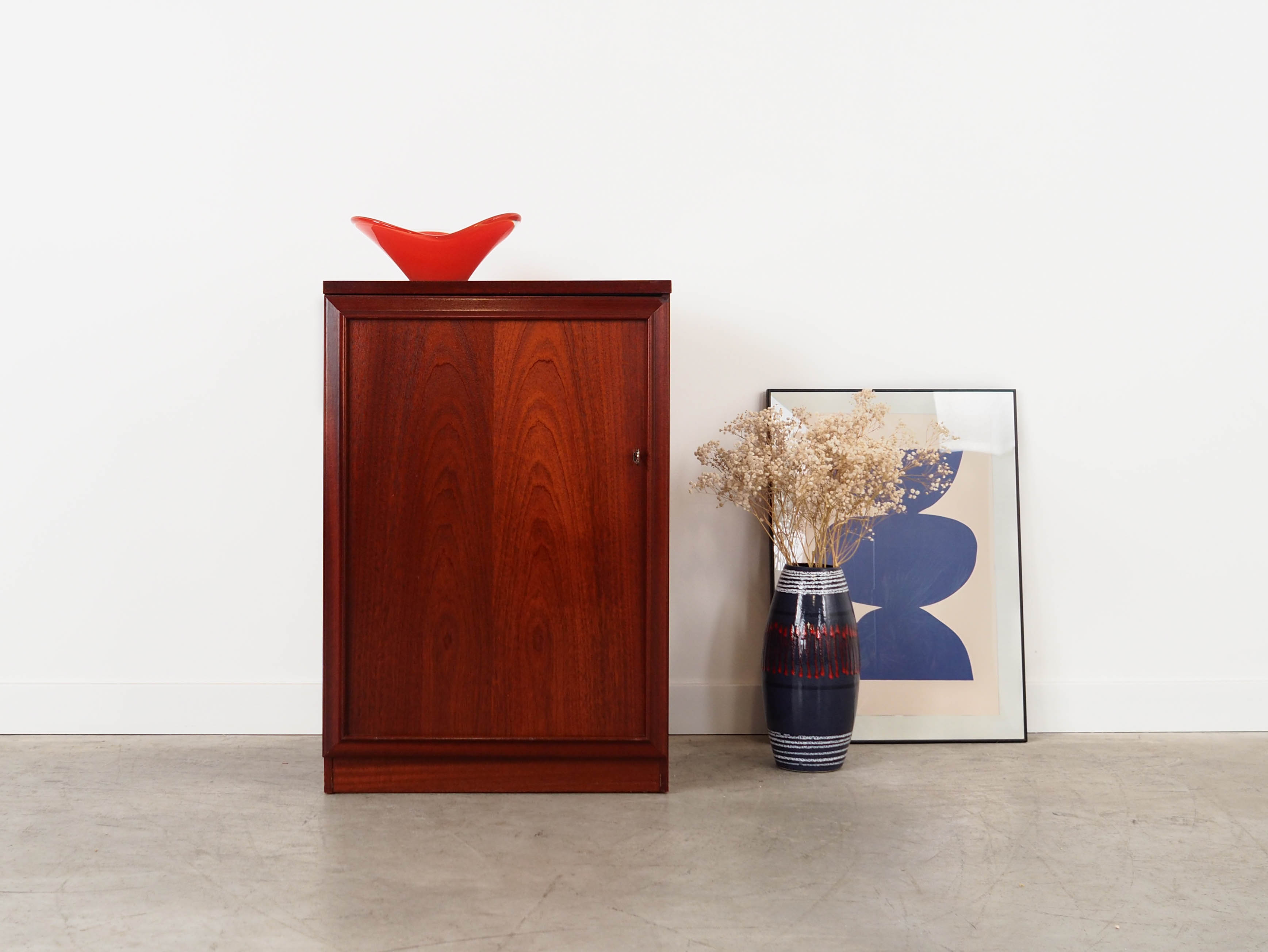 Mahogany cabinet 1980s