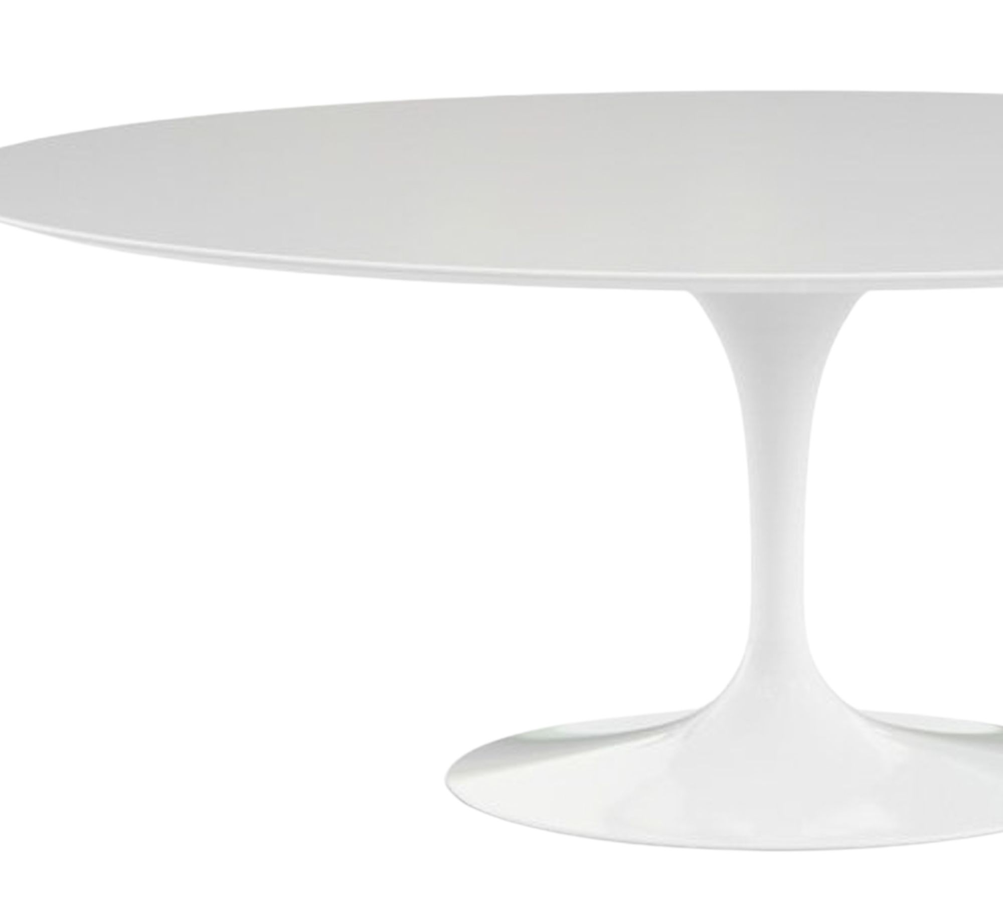 Knoll International Esstisch Oval Weiß