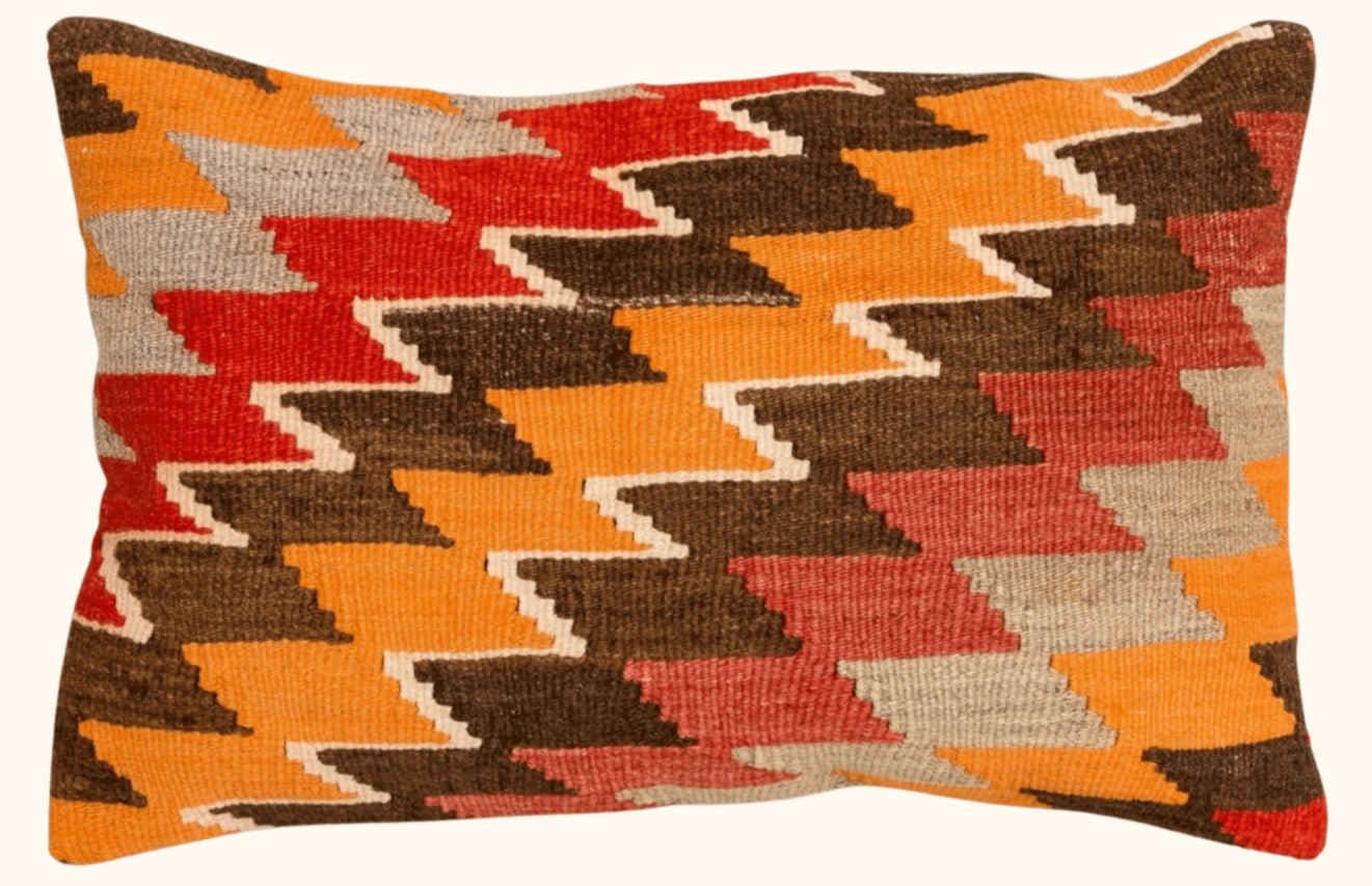 Gonca Kilim Kissen Wolle