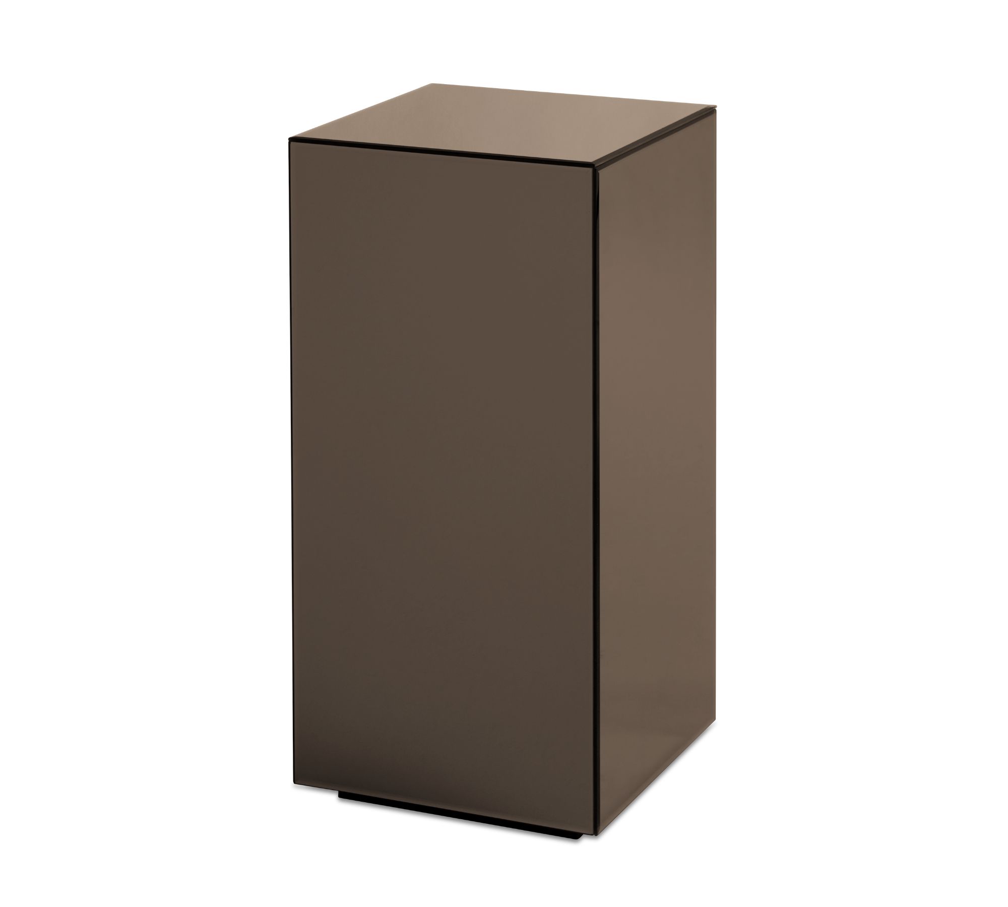 Block Spiegeltisch 62cm Höhe Braun