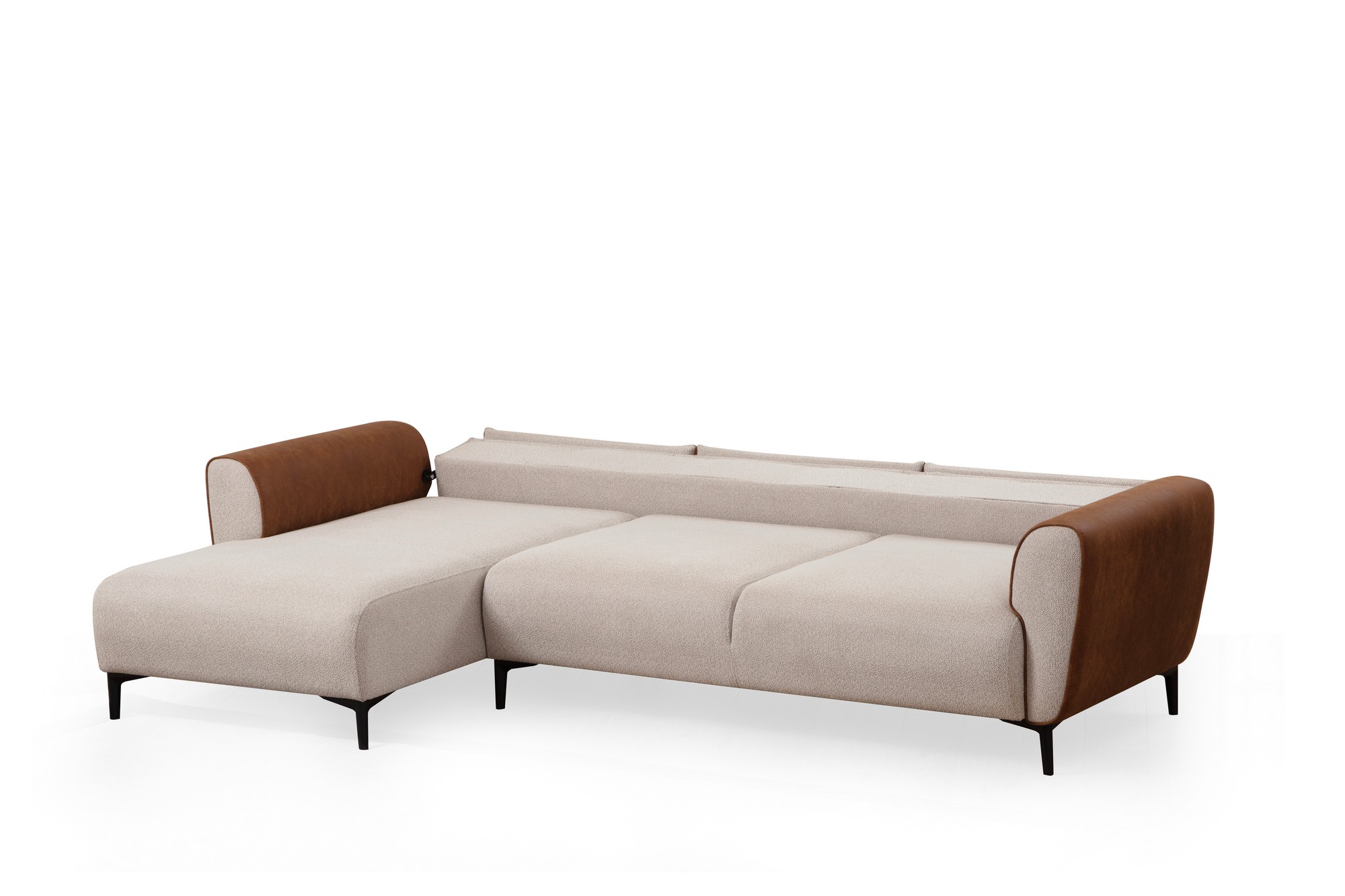 Aren Links Ecksofa Beige