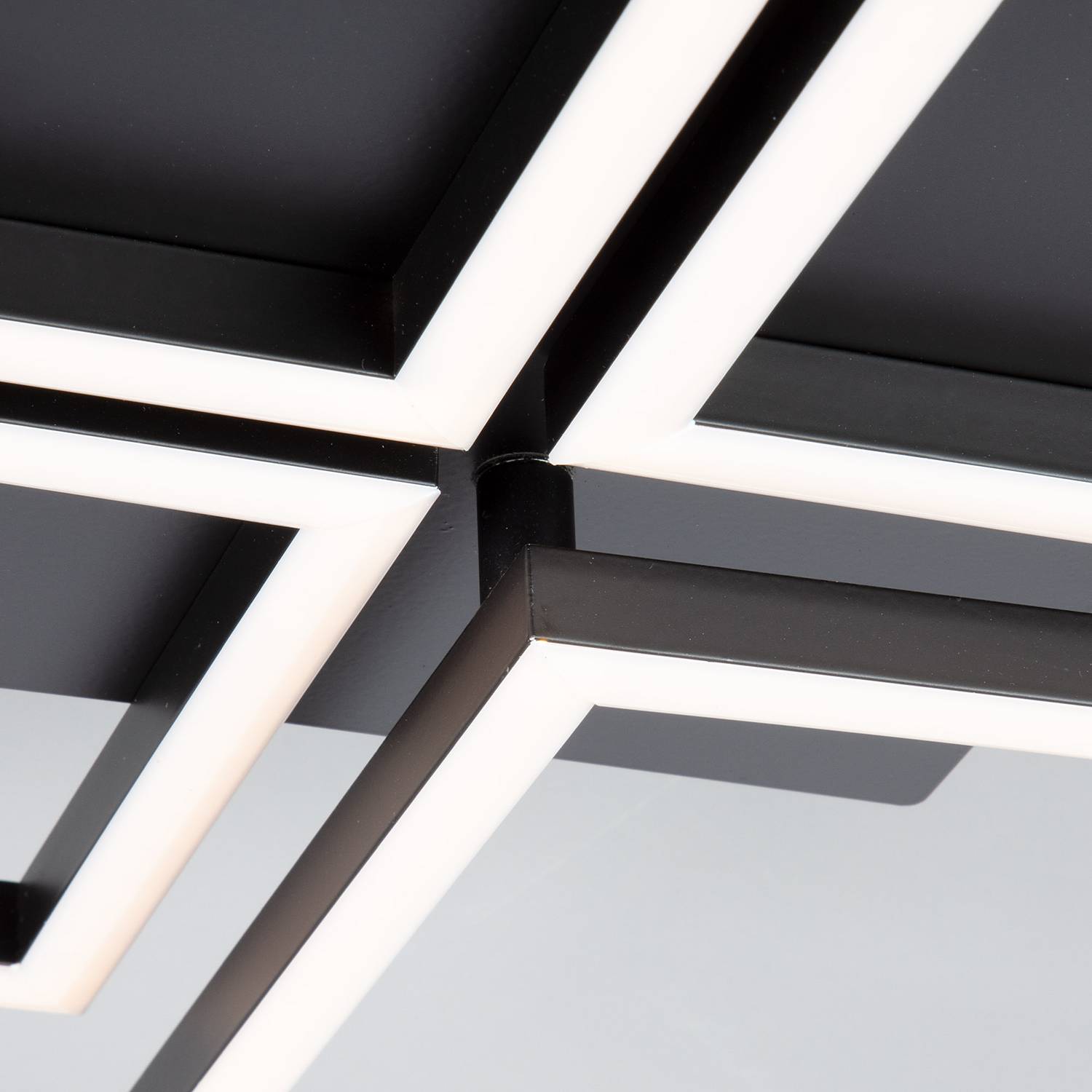 1-Flammig LED-Deckenleuchte Frame V Polycarbonat Eisen