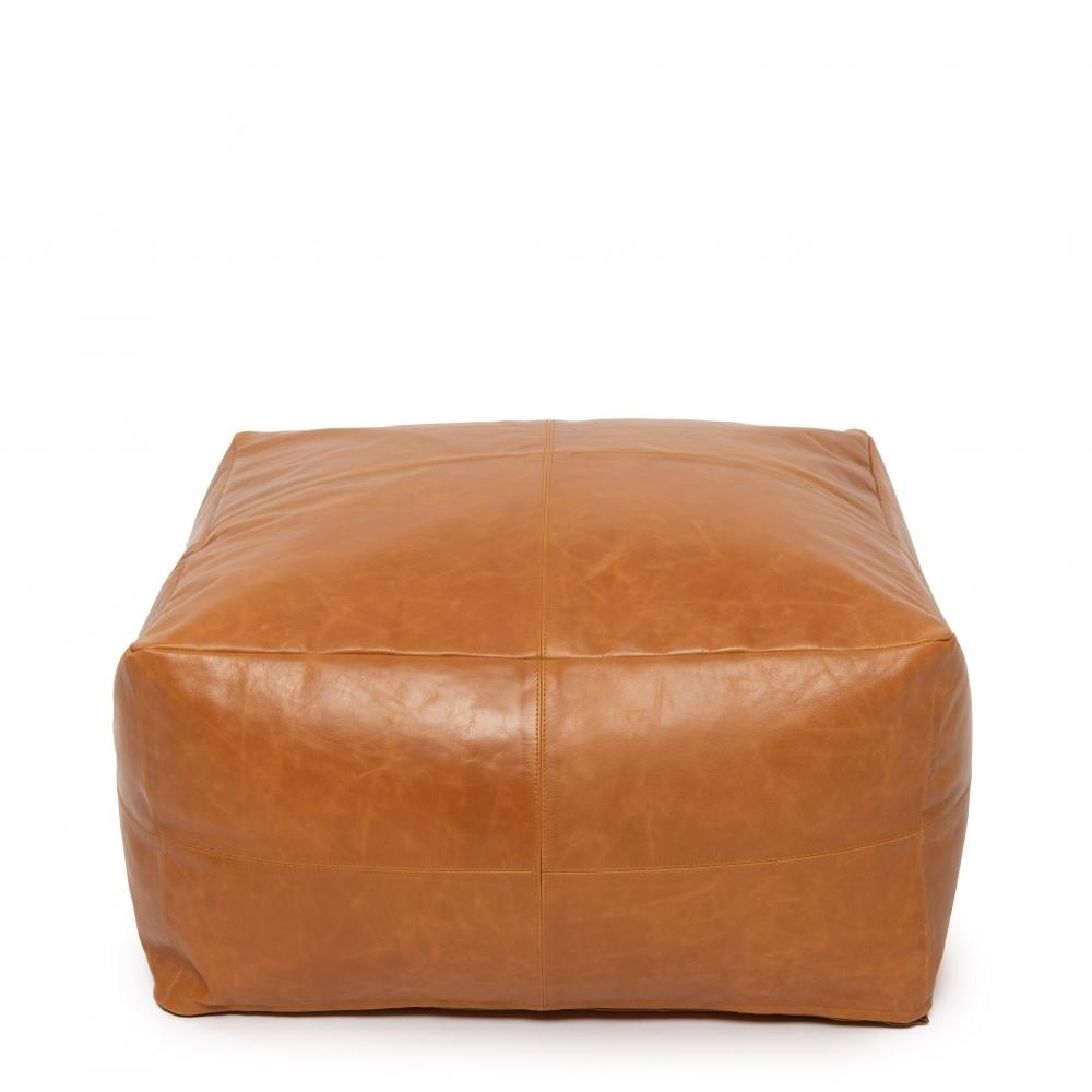 Hocker Leder Braun