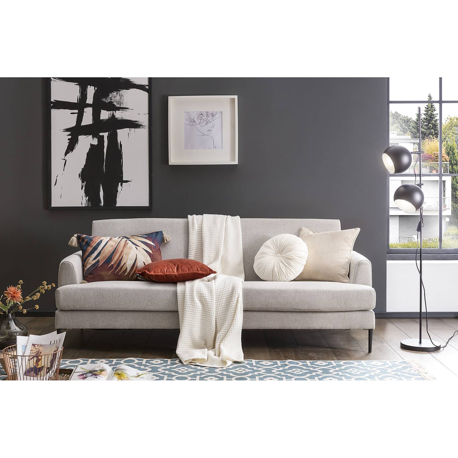 Joy Cushion cover Velvet Beige 45x45cm