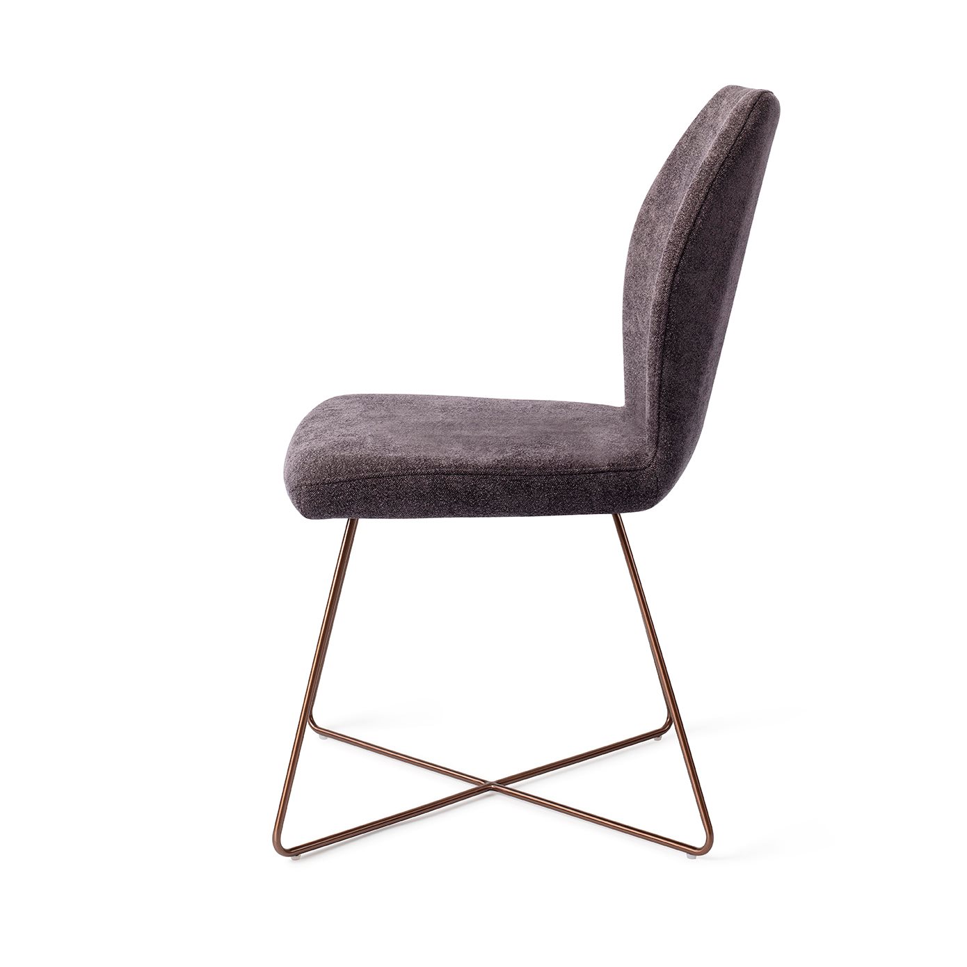 Ikata Dining chair Cross Almost Black