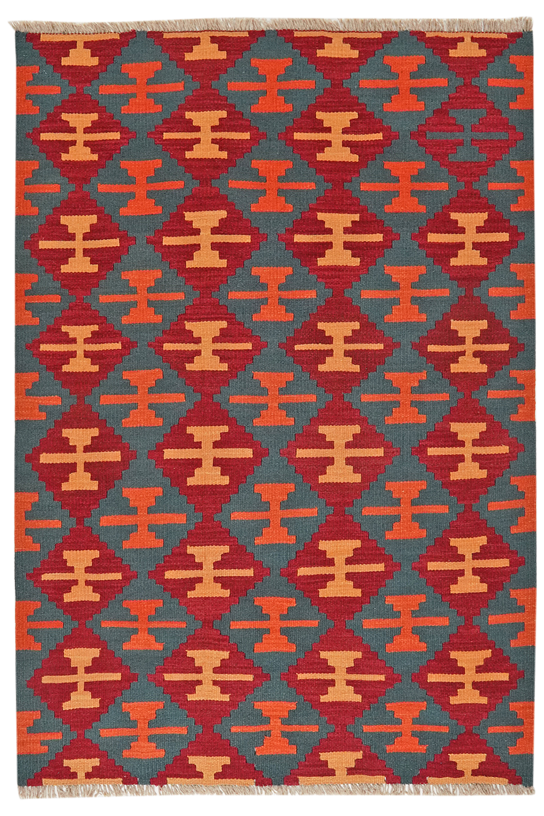 Kilim Gashgai Teppich Mehrfarbig