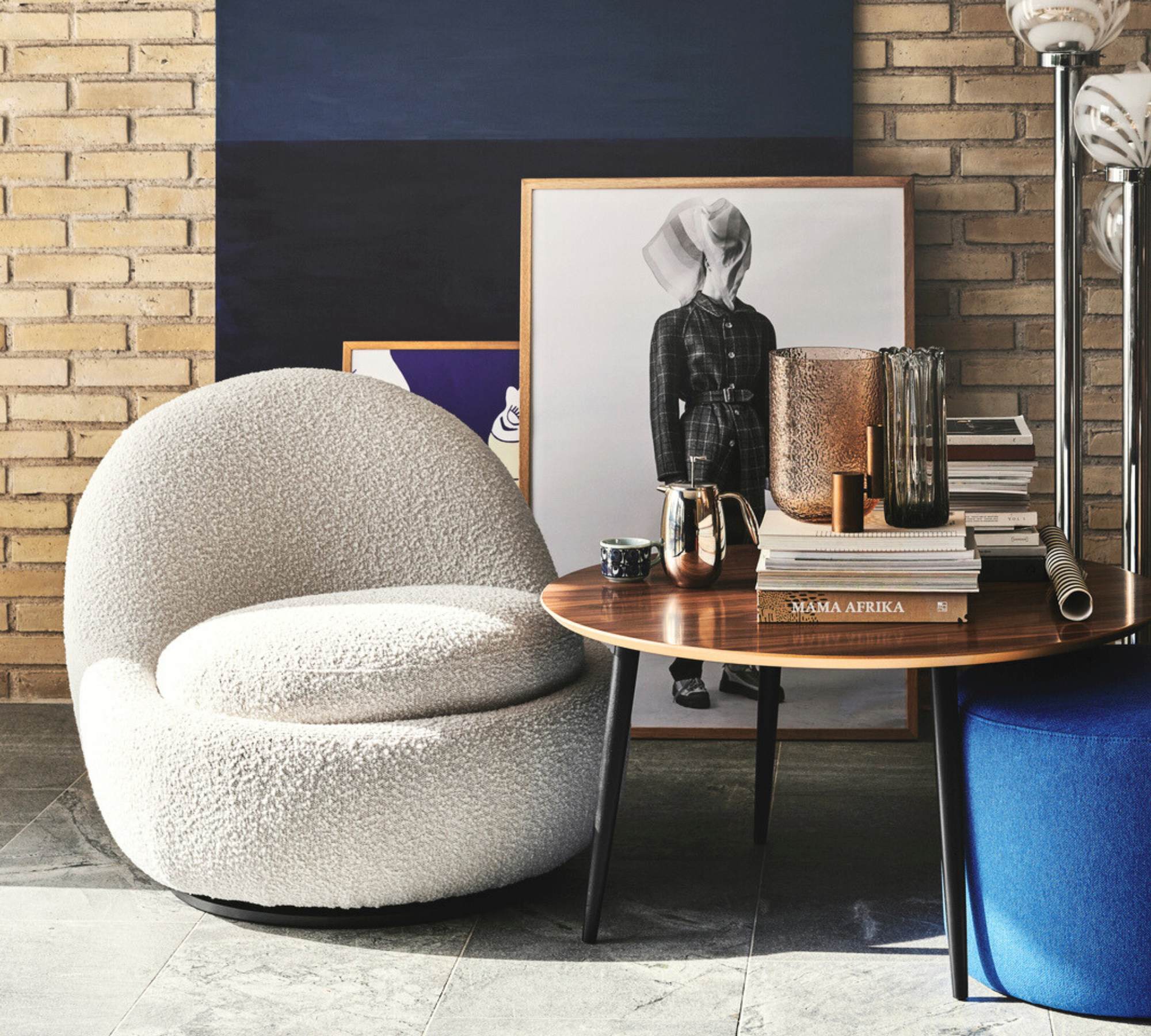 Babette Swivel Chair Maya Cream