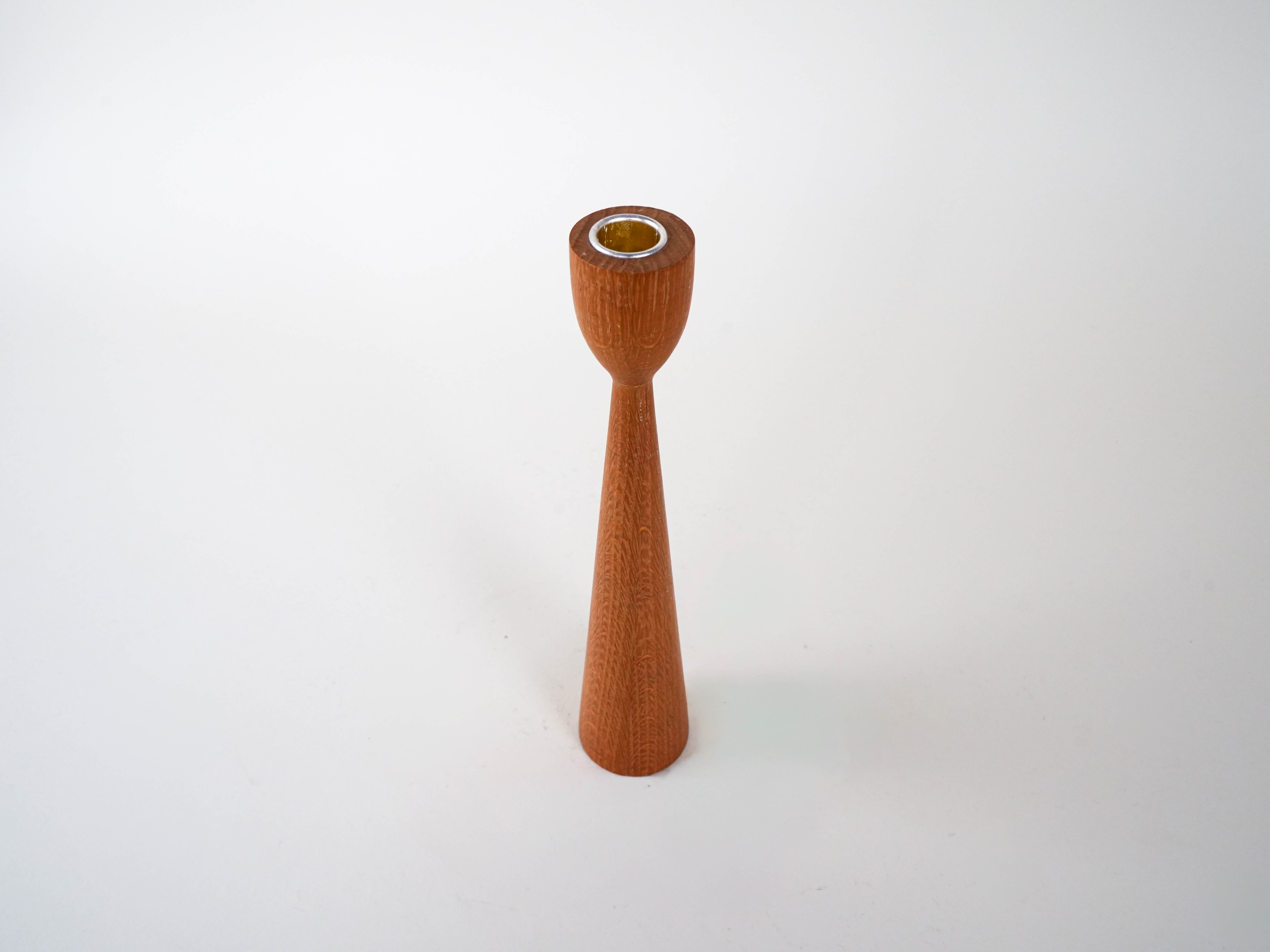 Teak candlesticks 1960s