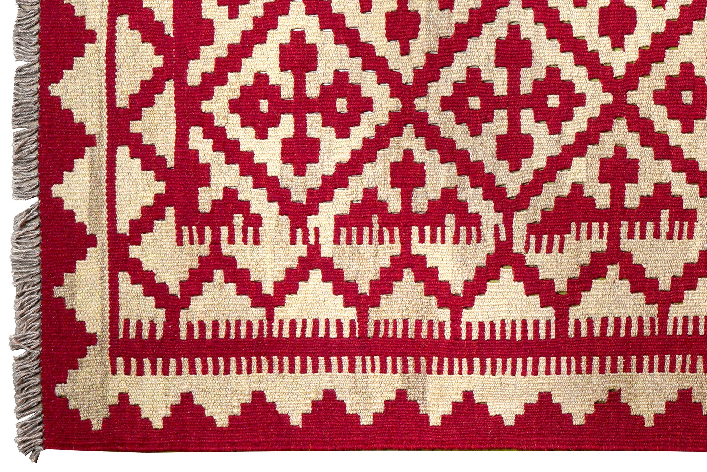 Kilim Gashgai Teppich Wolle Rot
