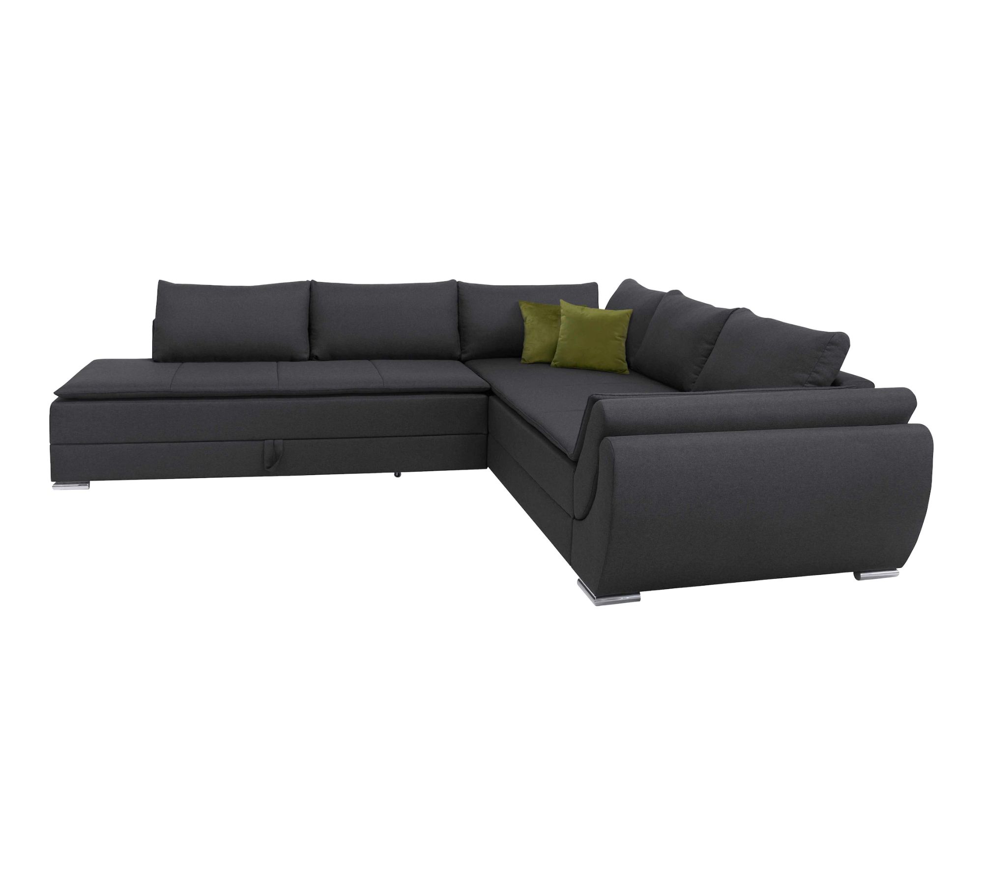 Ecksofa mit Bett Funktion und Matratze 