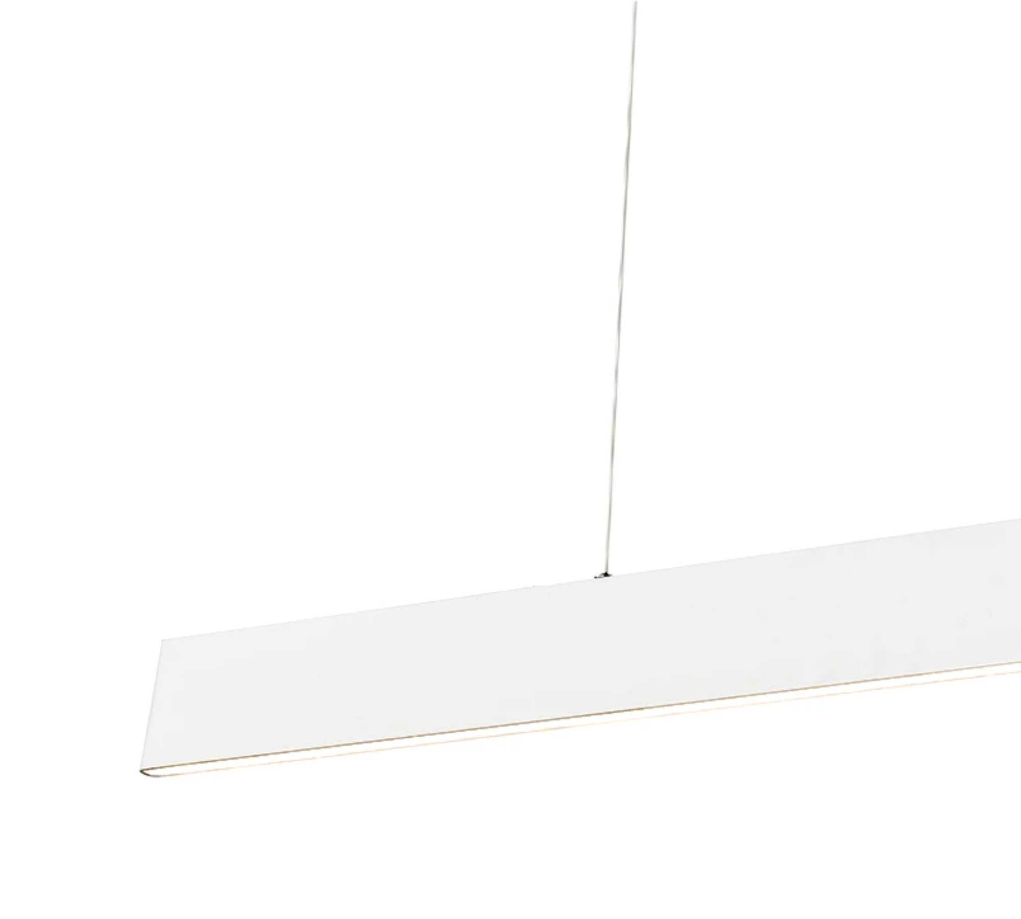 LED Pendelleuchte Sileas II 1-flammig Weiß