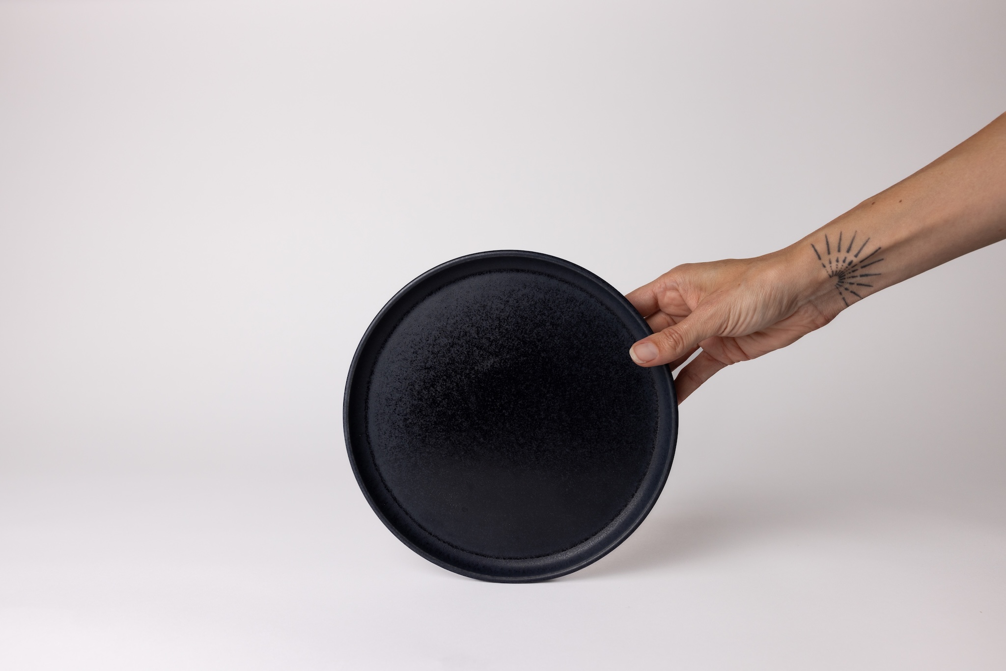 2x Breakfast plate ceramic Midnight Blue 22.5 cm