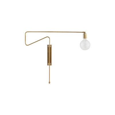 2x HDSwing Wall Lamp Brass