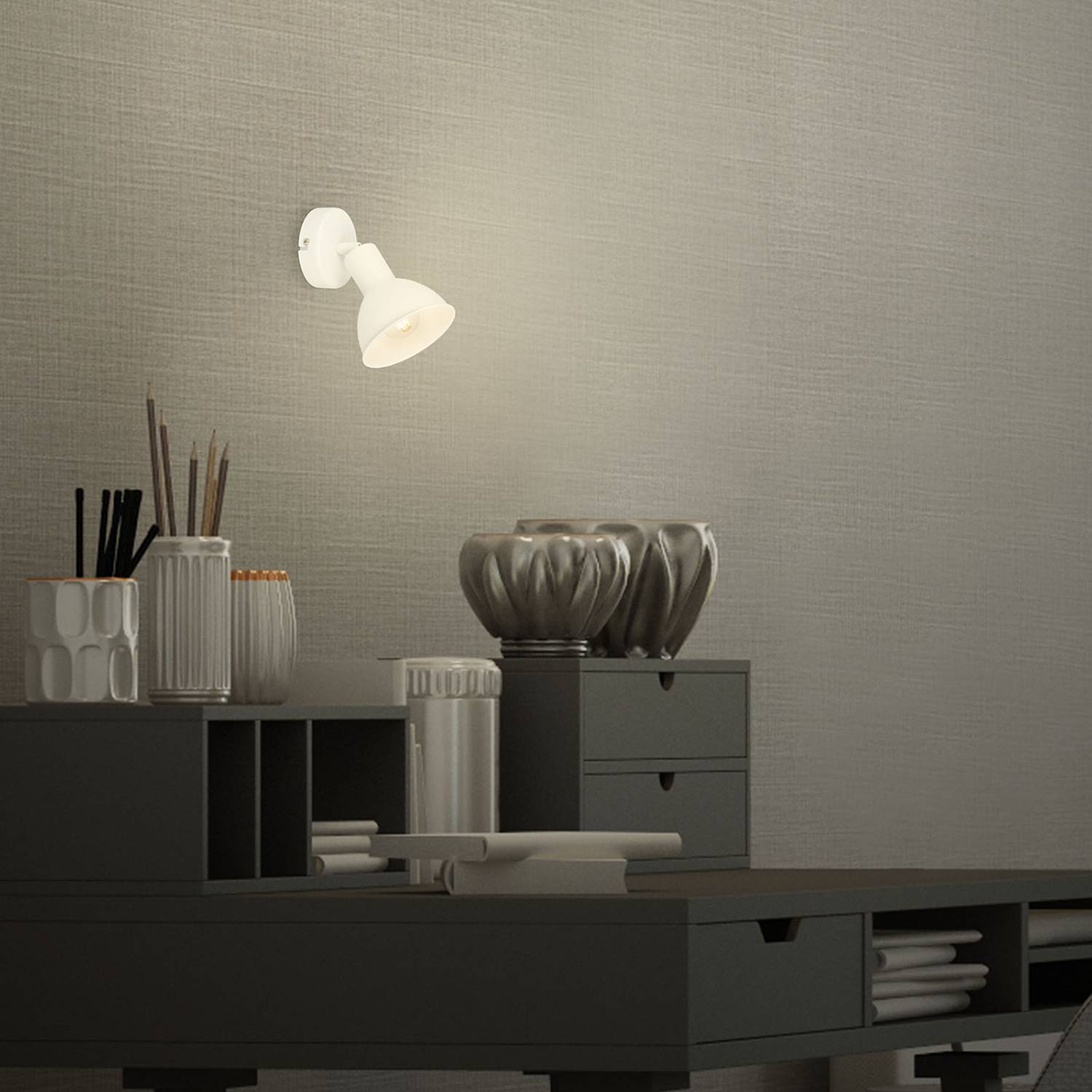 Wall lamp Spoula White