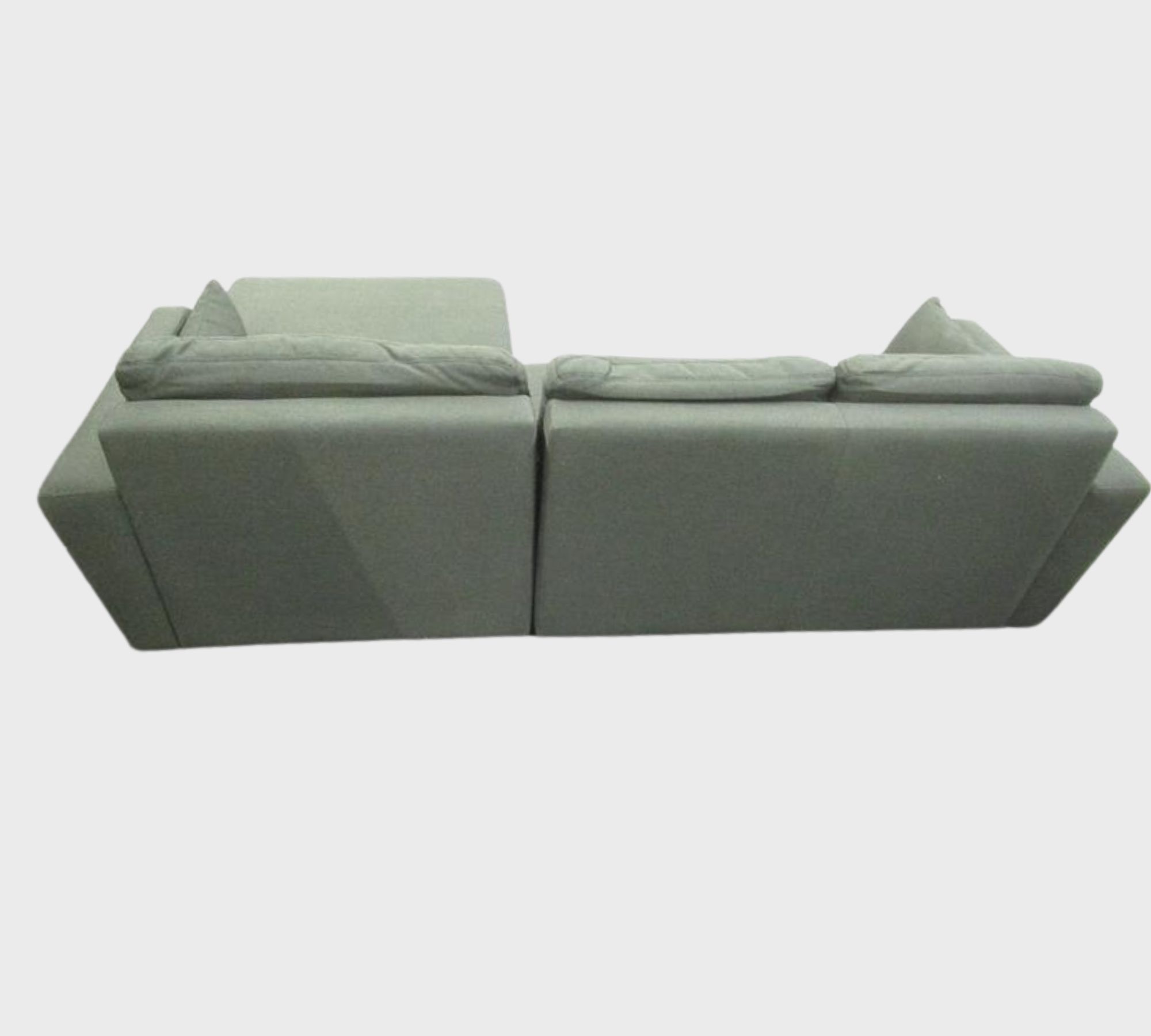 Sofa 3-Sitzer Textil Grün