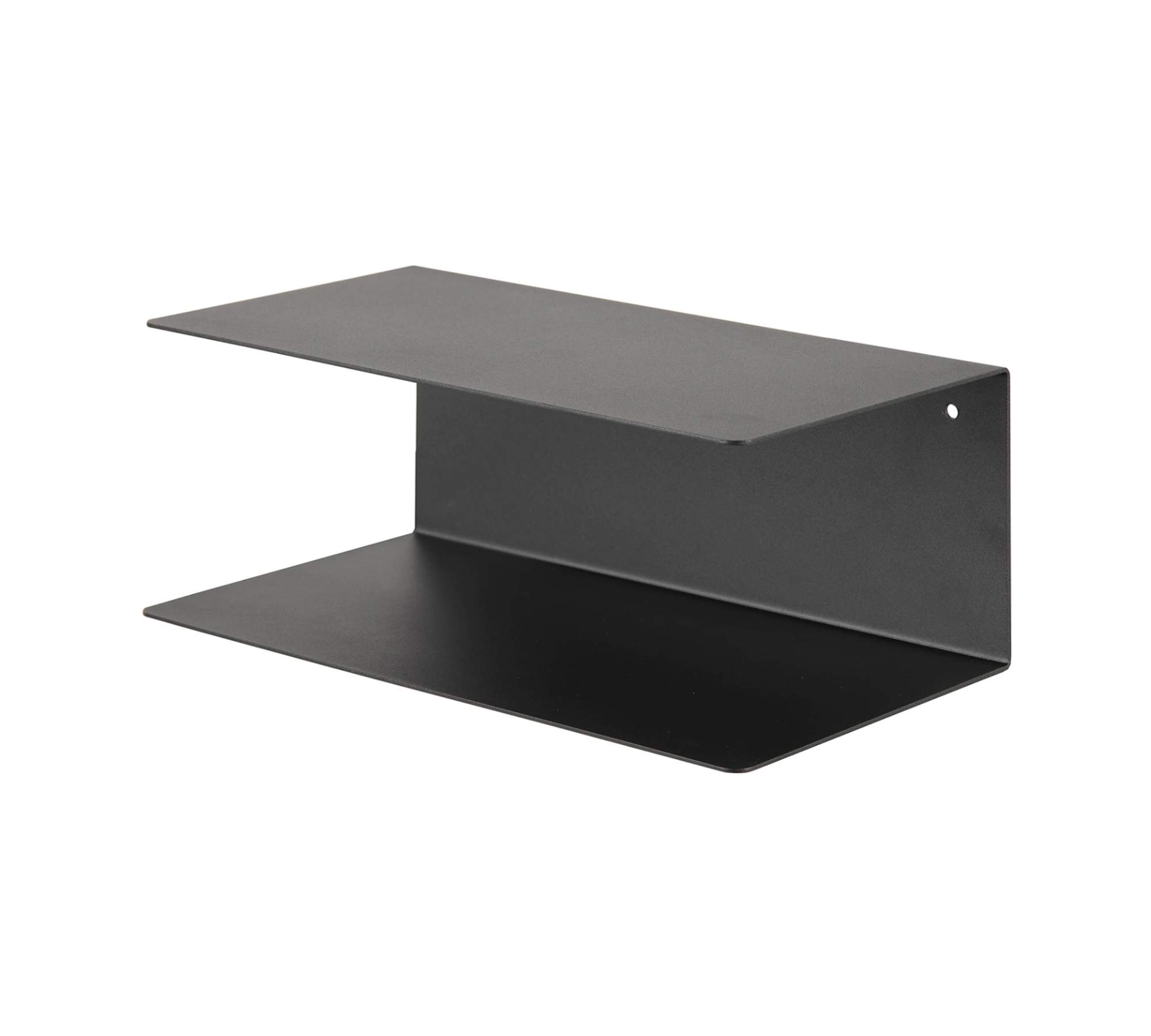 2x Wandregal Metall Schwarz