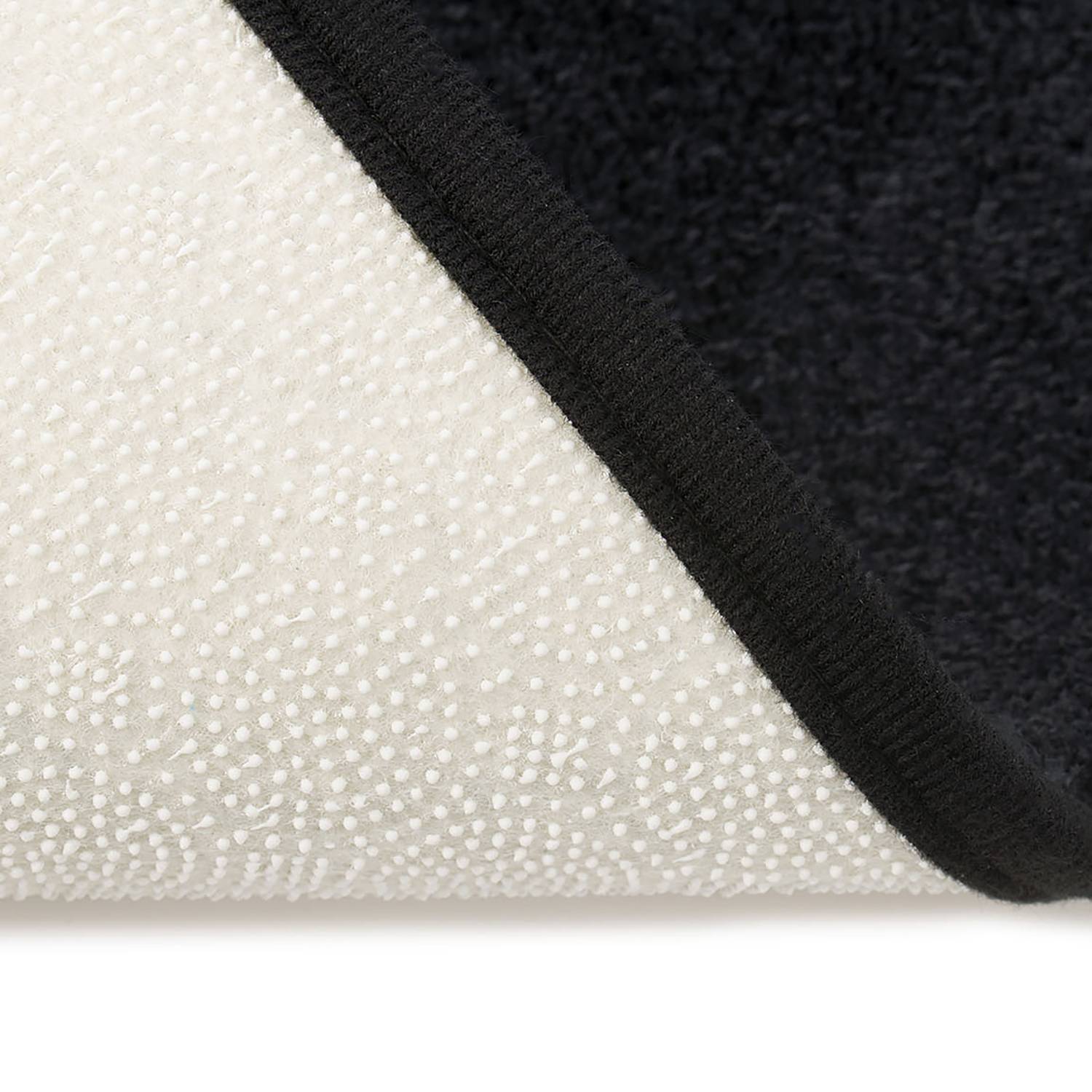 Rio Premium Badteppich Schwarz Ø 110cm