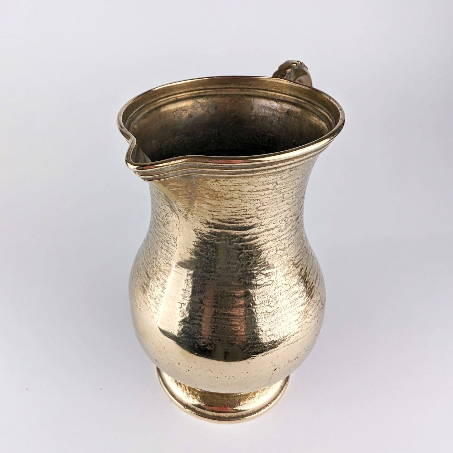 Vintage Krug Messing Metall 1960er Jahre