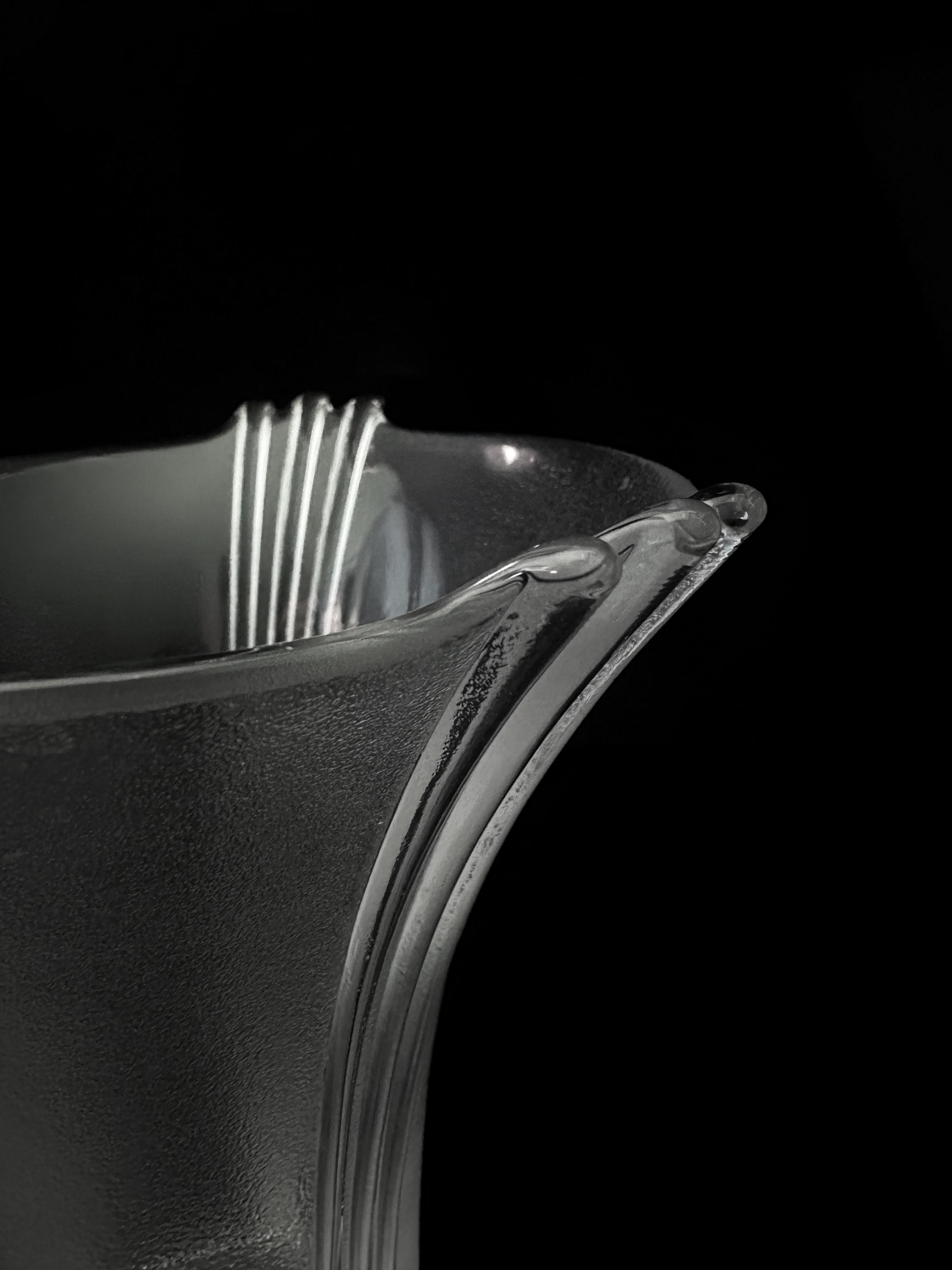 Vaso vintage in cristallo anni '80