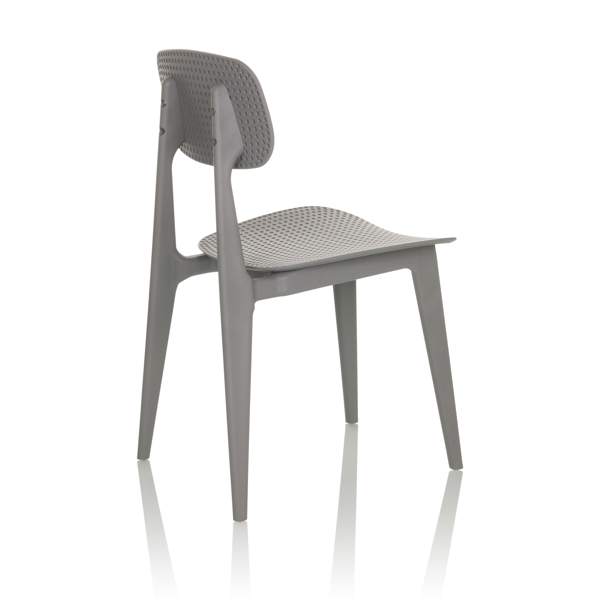 ARTIFO HOL Dining chair Stacking chair Plastic Grey