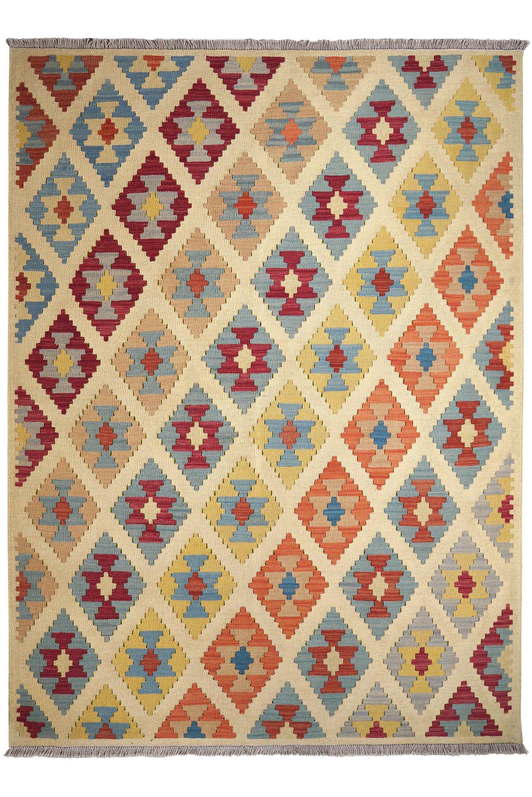 Kelim Gashgai Wool Multicolored