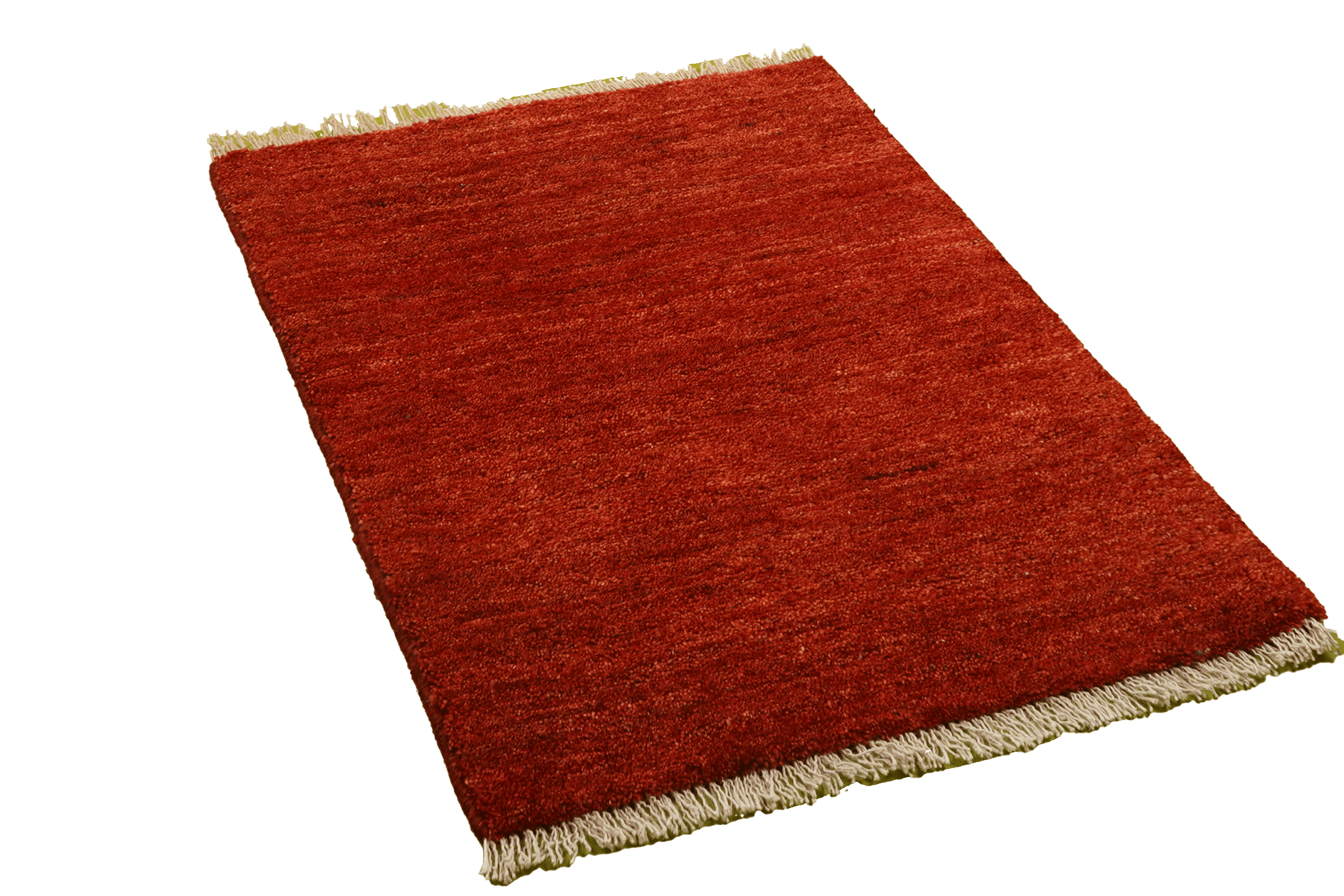 Gabbeh Teppich Wolle Rot