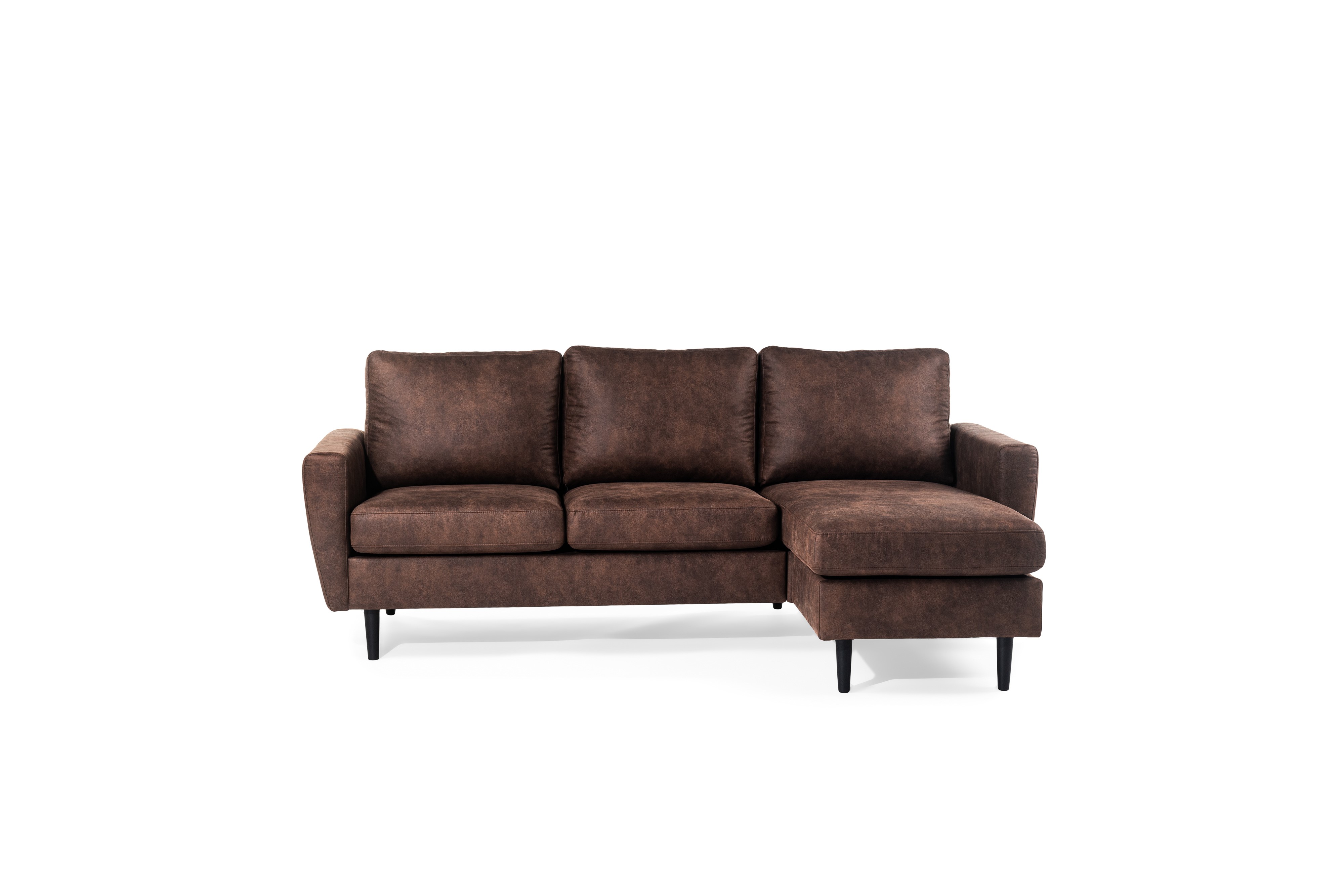 Sofa 3-Seater Chaiselongue Left Right Savannah Brown