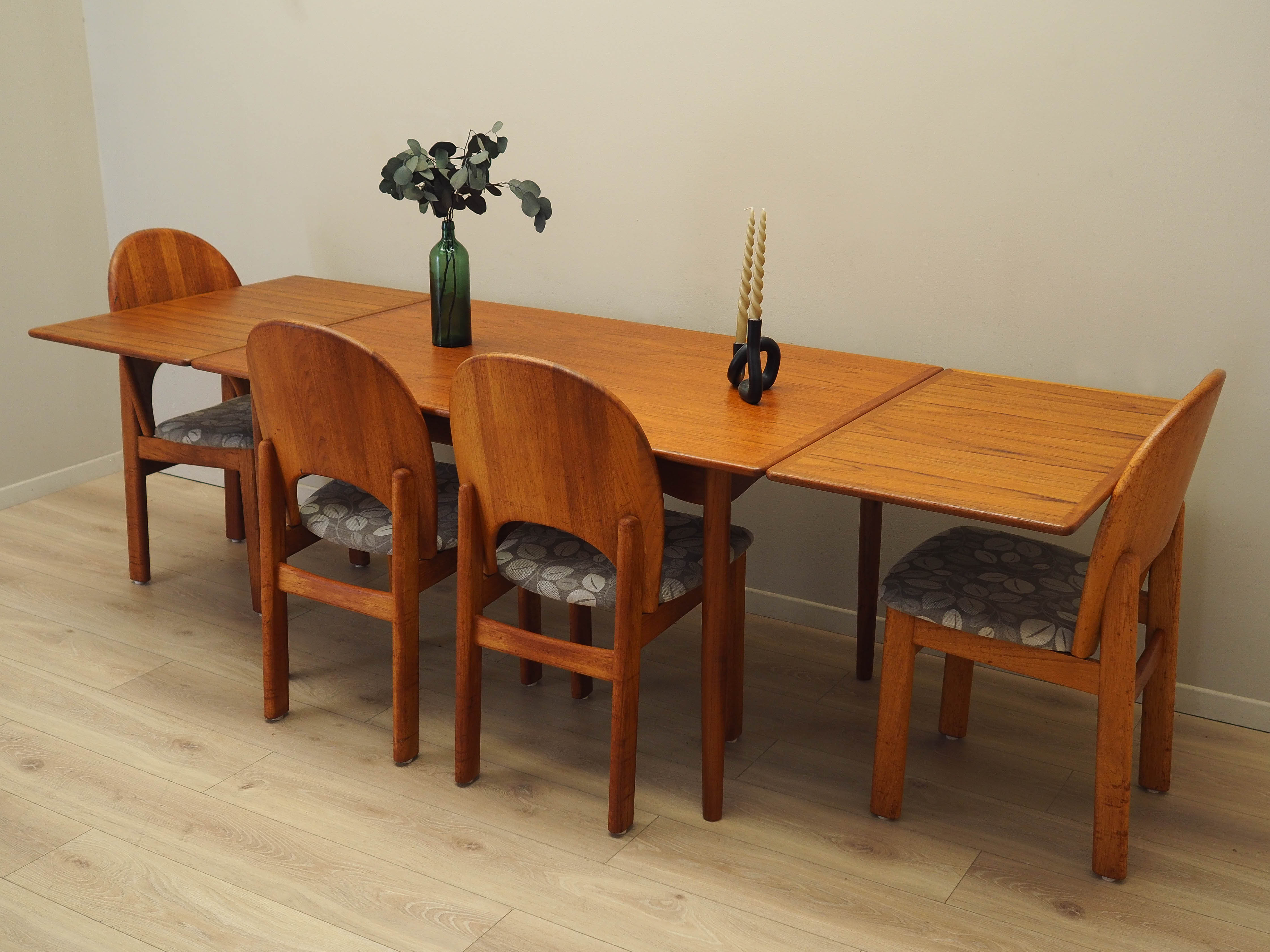 Teak table Brown 1970s