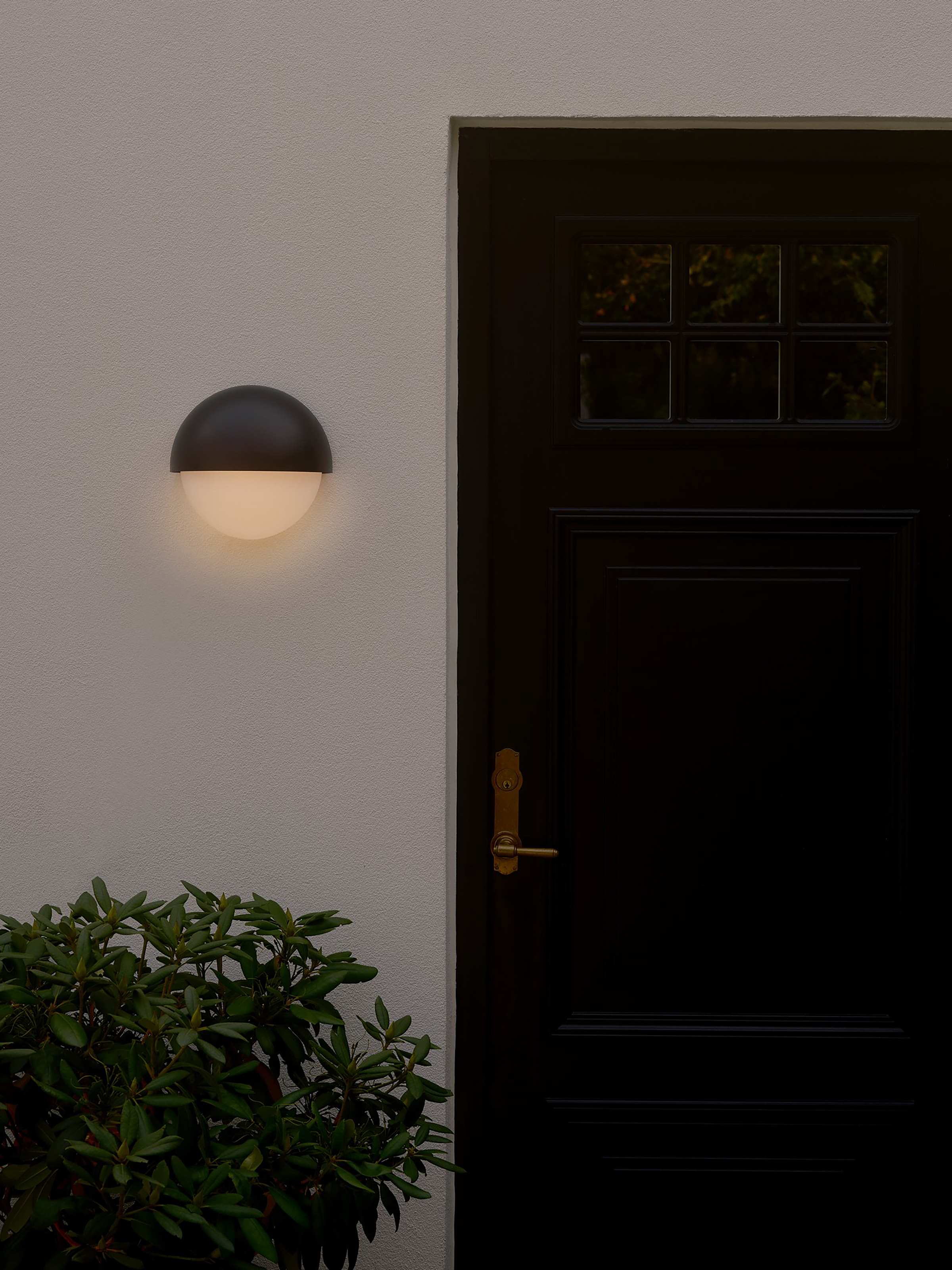 Scorpius Außenwandleuchte Maxi Schwarz Polycarbonat