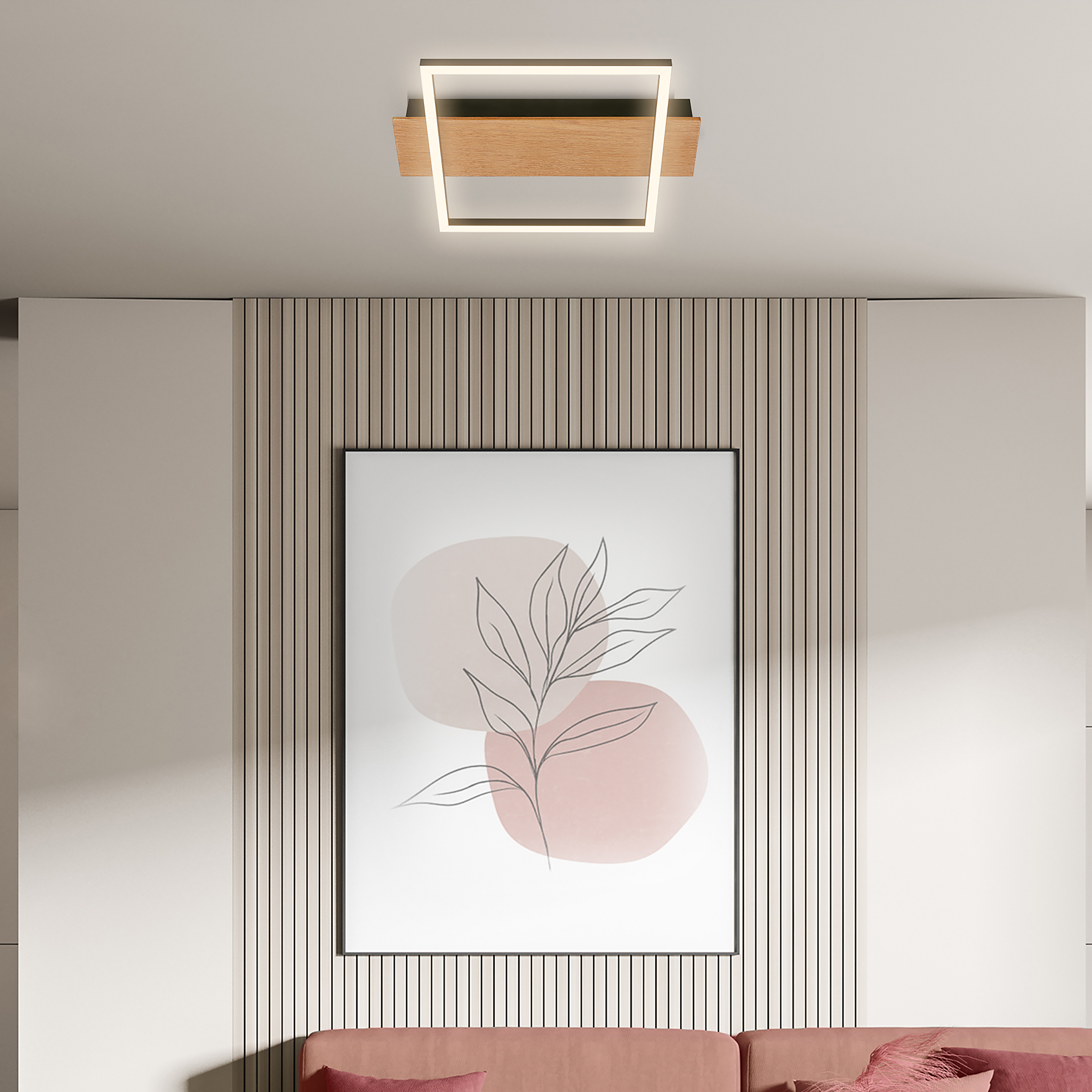 LED Deckenleuchte Kada Typ B Schwarz