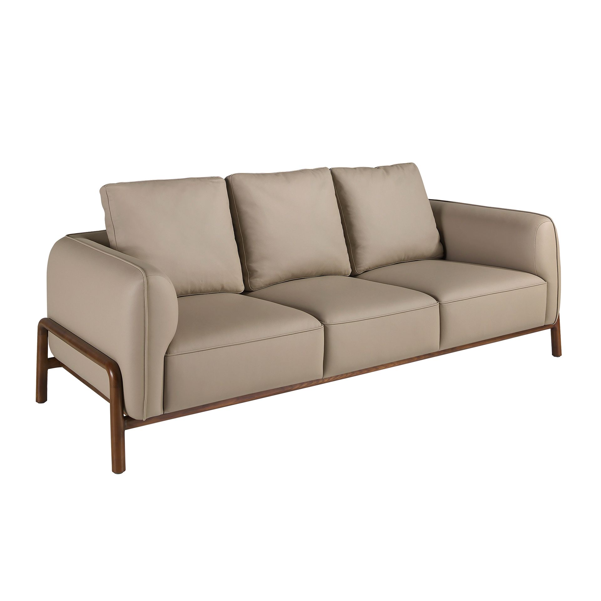 Sofa 6257 2-Sitzer Leder Braun