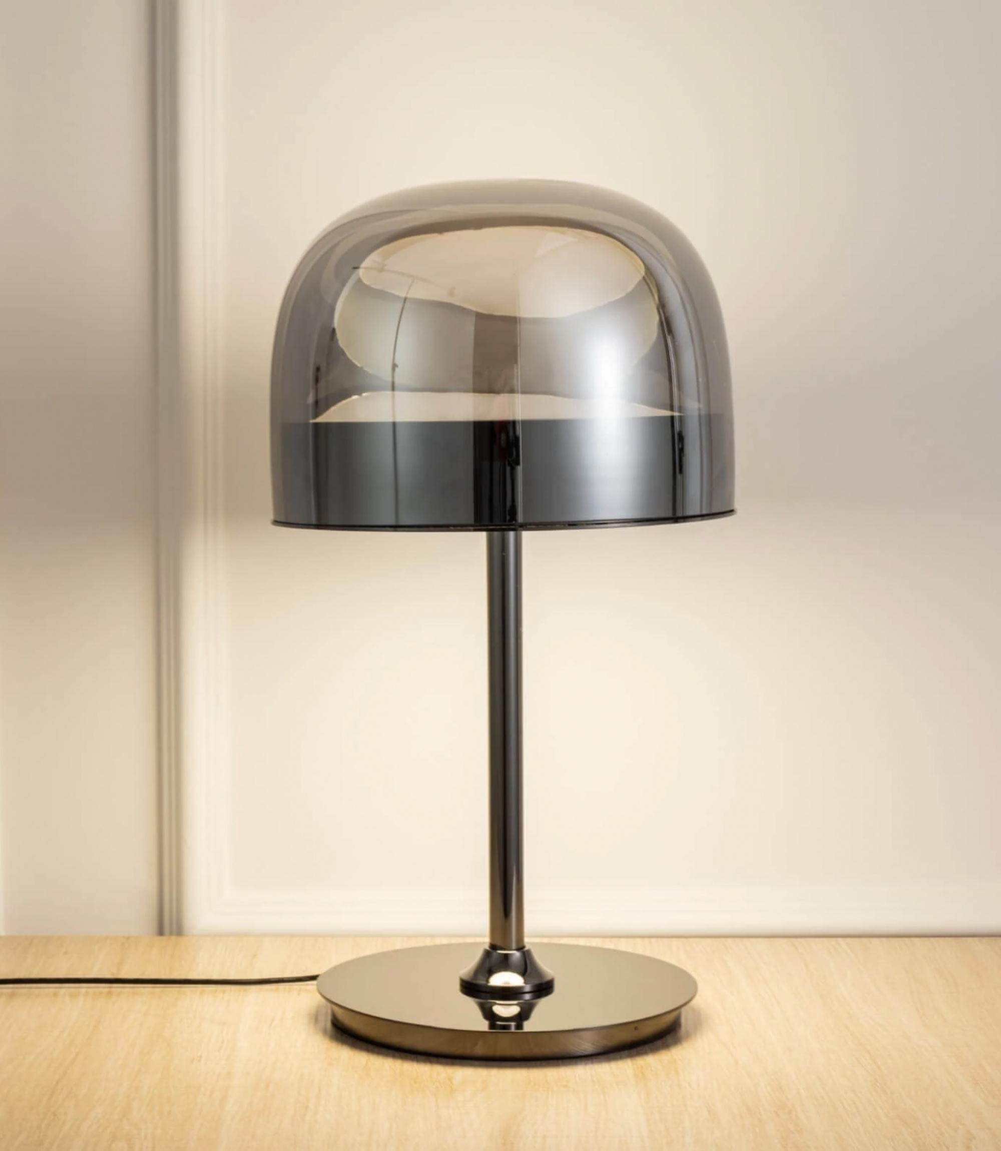 Moderne LED Tischlampe KETO Silber