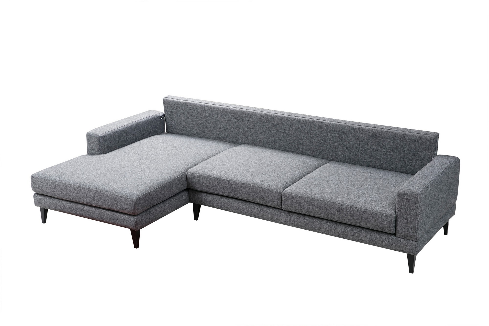 Nordic Ecksofa Links Grau