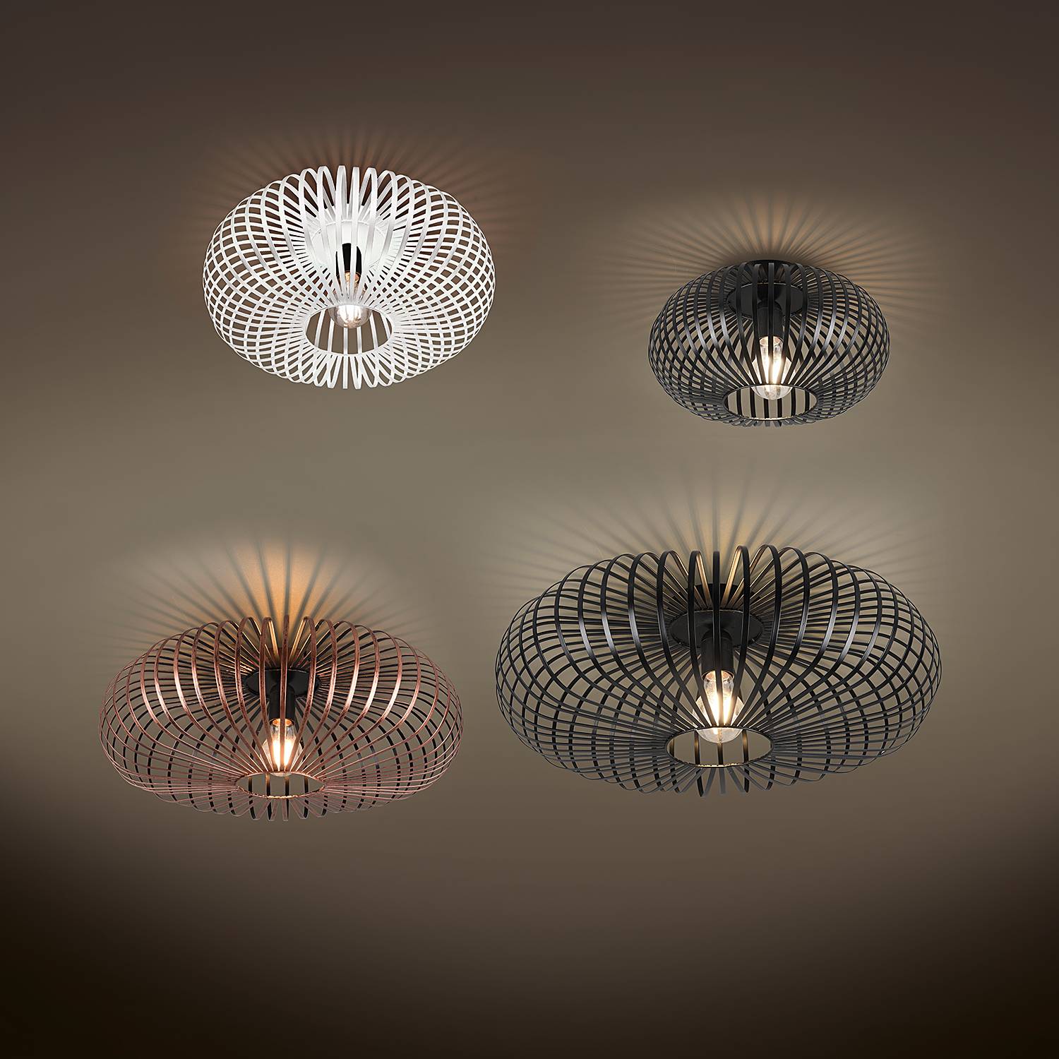 Johann Deckenleuchte Eisen 1-flammig 50 cm