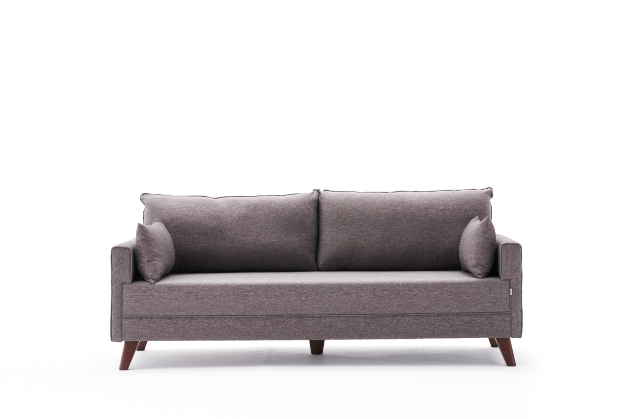 Bella Sofa 3-Sitzer Braun