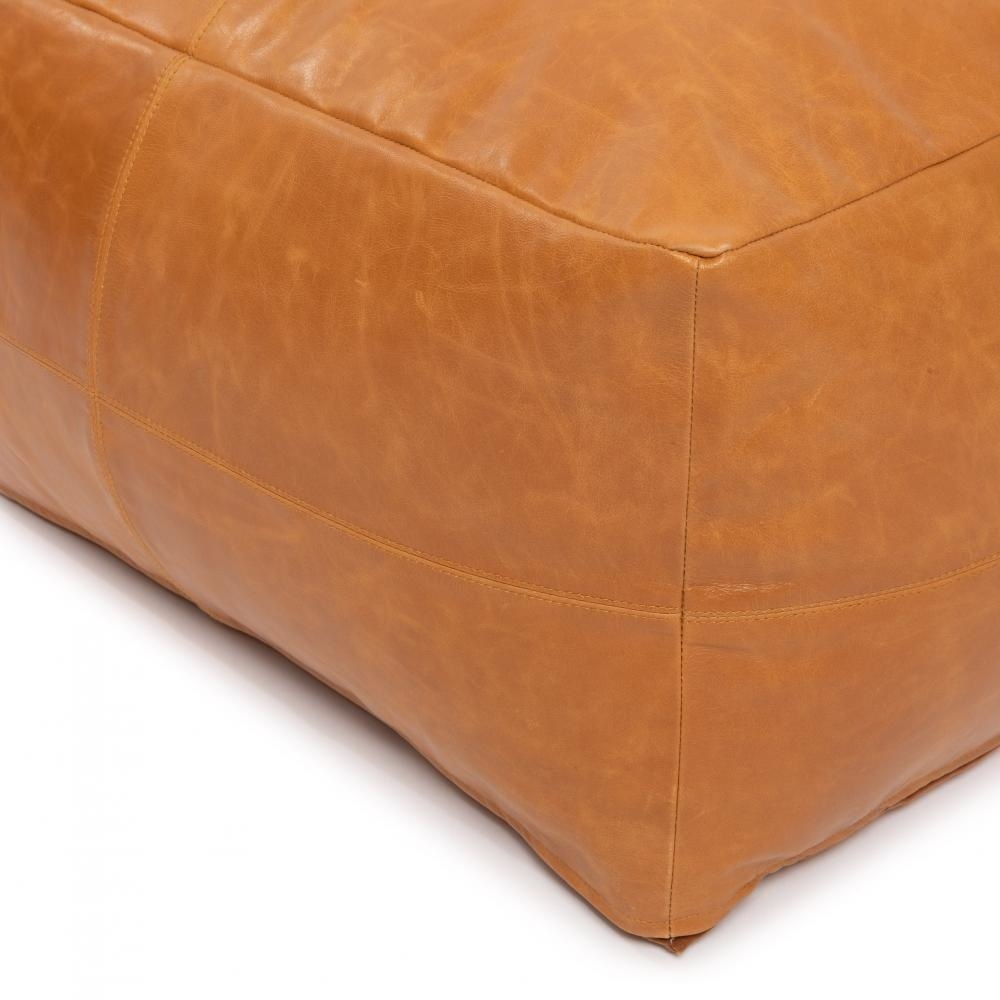Hocker Leder Braun