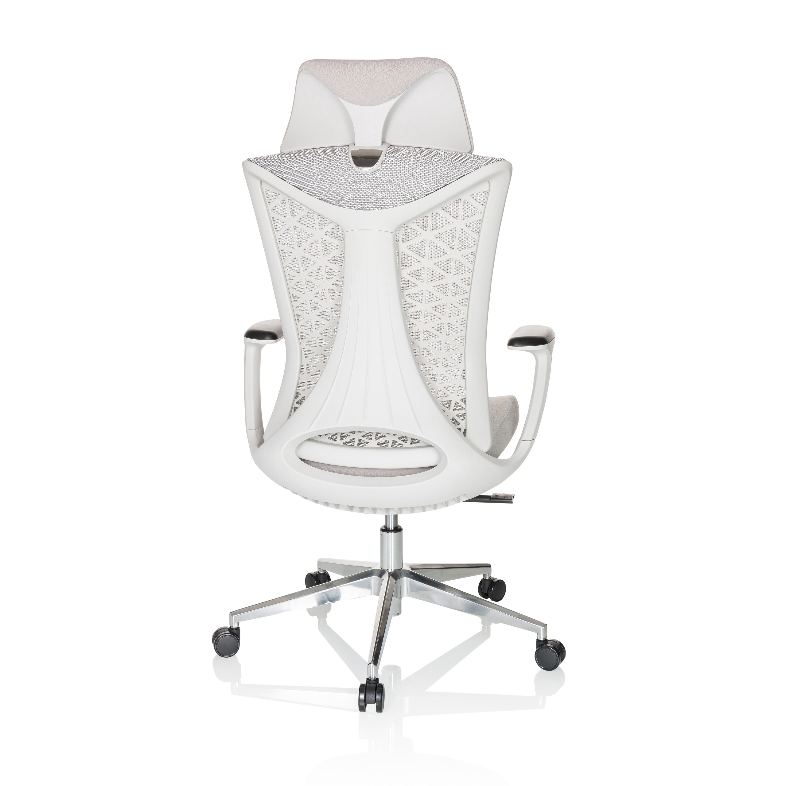 FALEO W Bürostuhl Netzstoff Grau