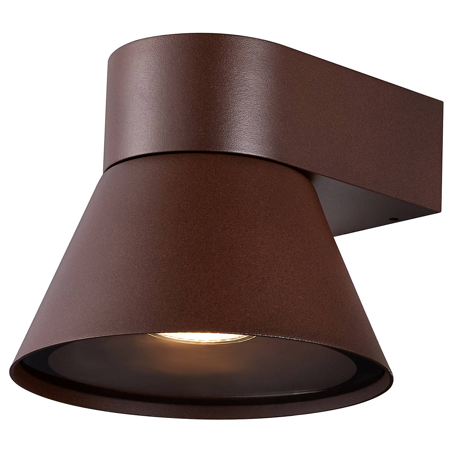 Kyklop Cone Wandleuchte Aluminium Braun 1-flammig