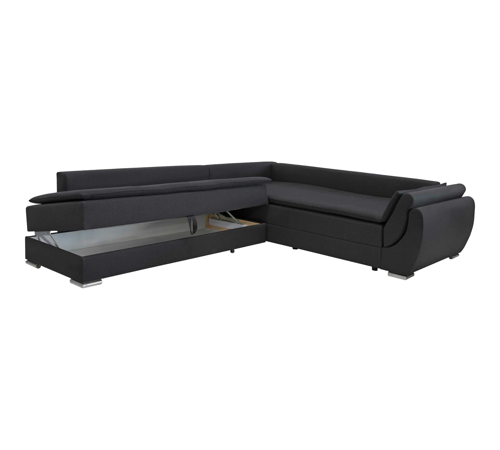 Ecksofa mit Bett Funktion und Matratze 