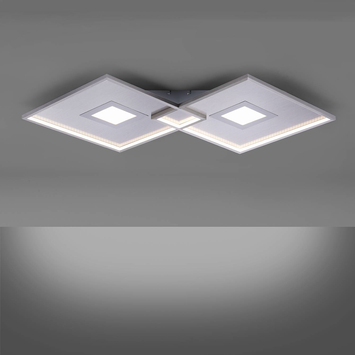 1-Flame LED ceiling light Amara IV Aluminum