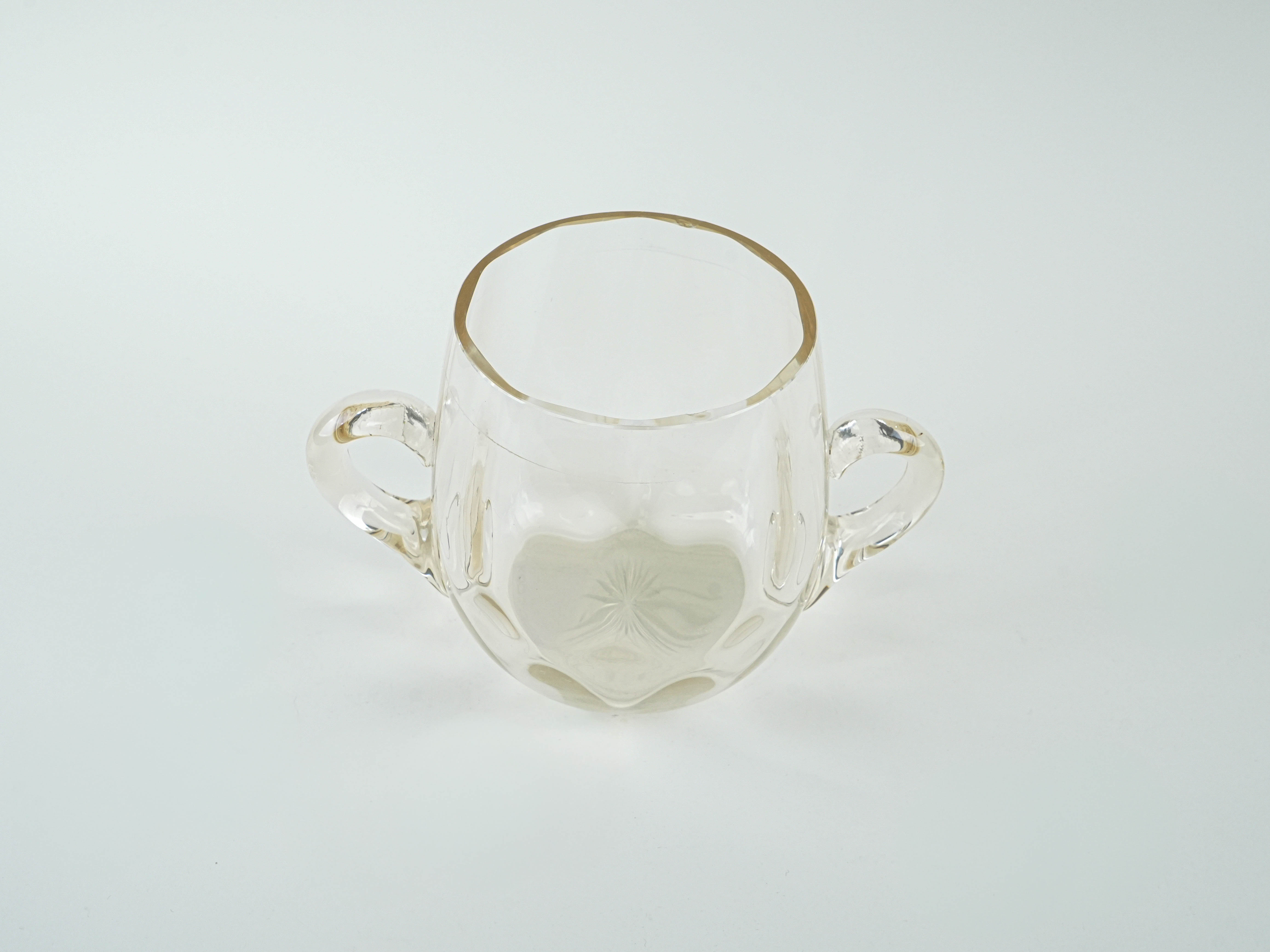 Glaseiskübel Transparent 1970er Jahre